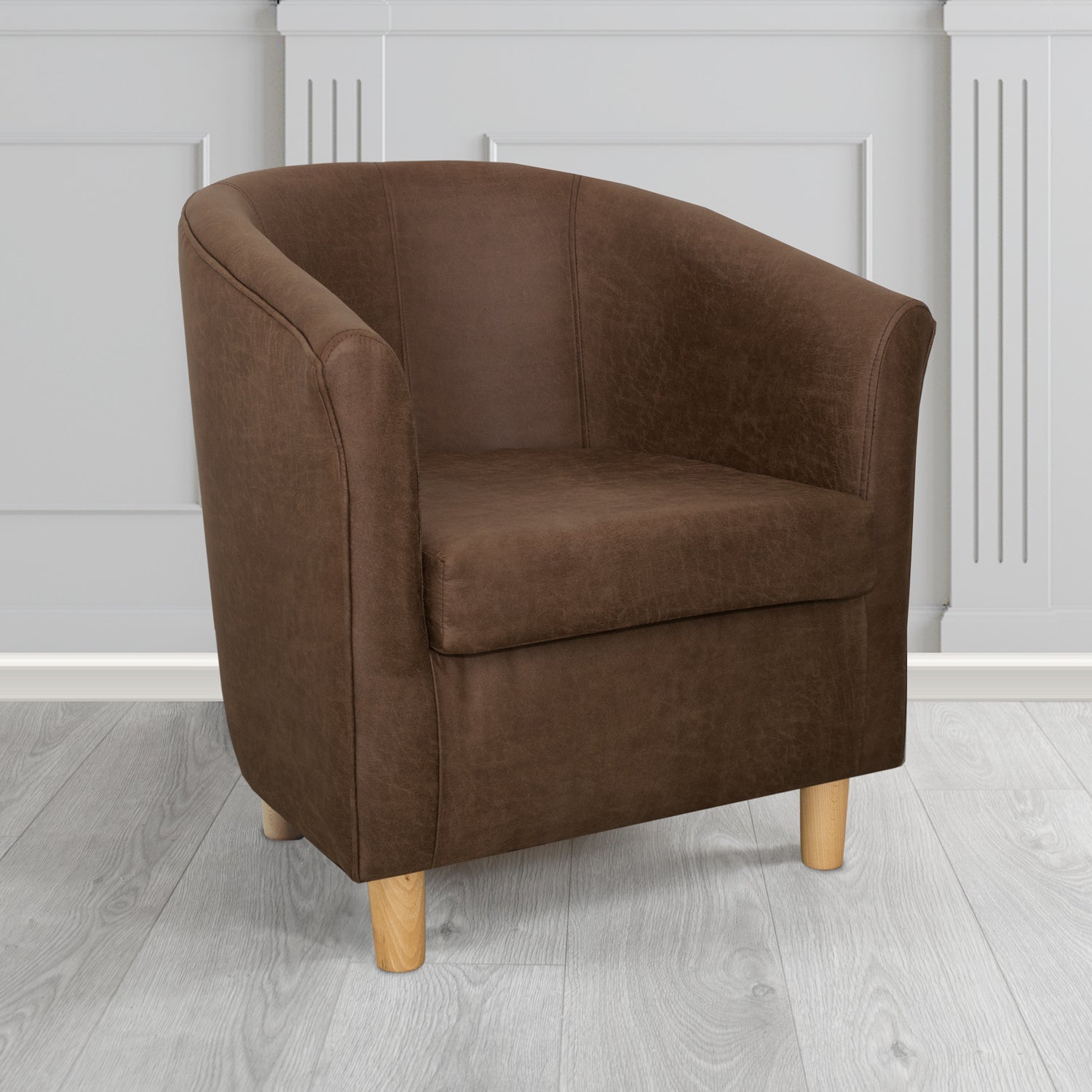 Tuscany Tub Chair in Nevada Faux Leather