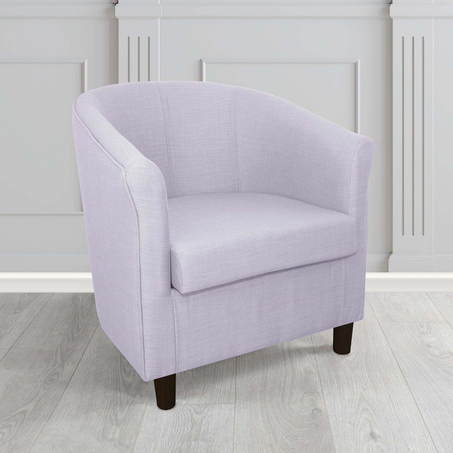 Tuscany Tub Chair in Romo Osumi Plain Cotton Blend Crib 5 Fabric