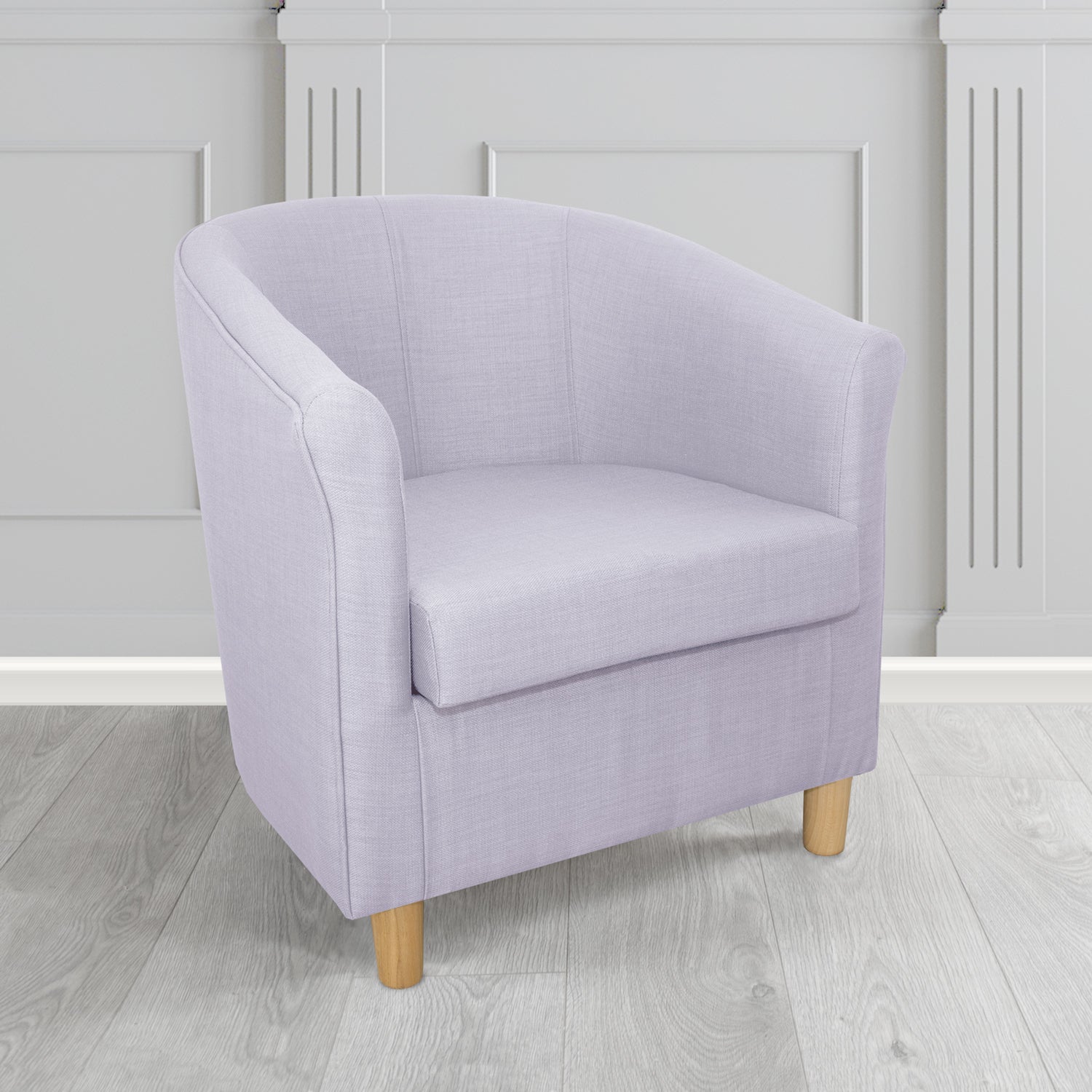 Tuscany Tub Chair in Romo Osumi Plain Cotton Blend Crib 5 Fabric