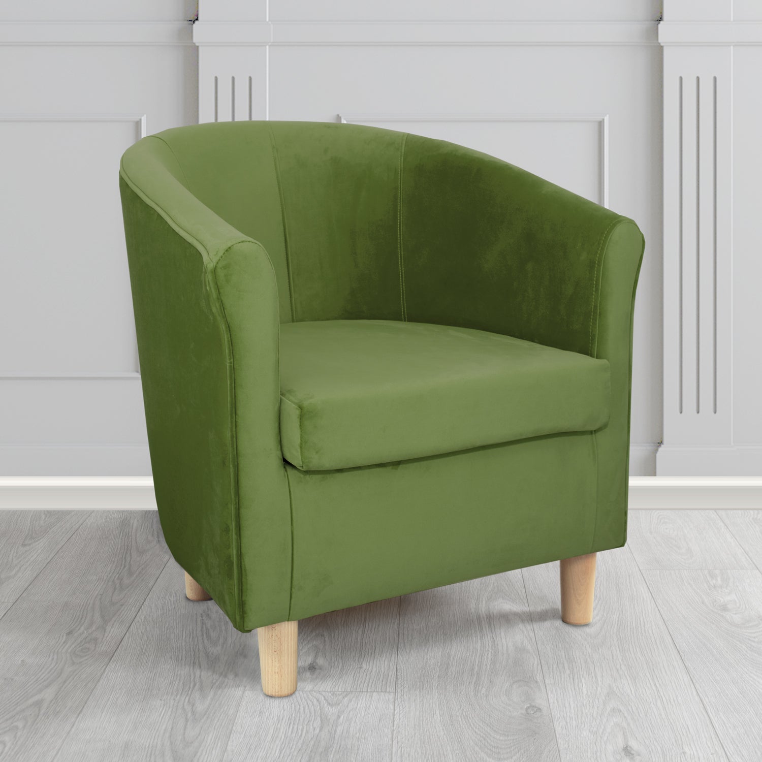 Tuscany Tub Chair in Sapore Crib 5 Velvet Fabric