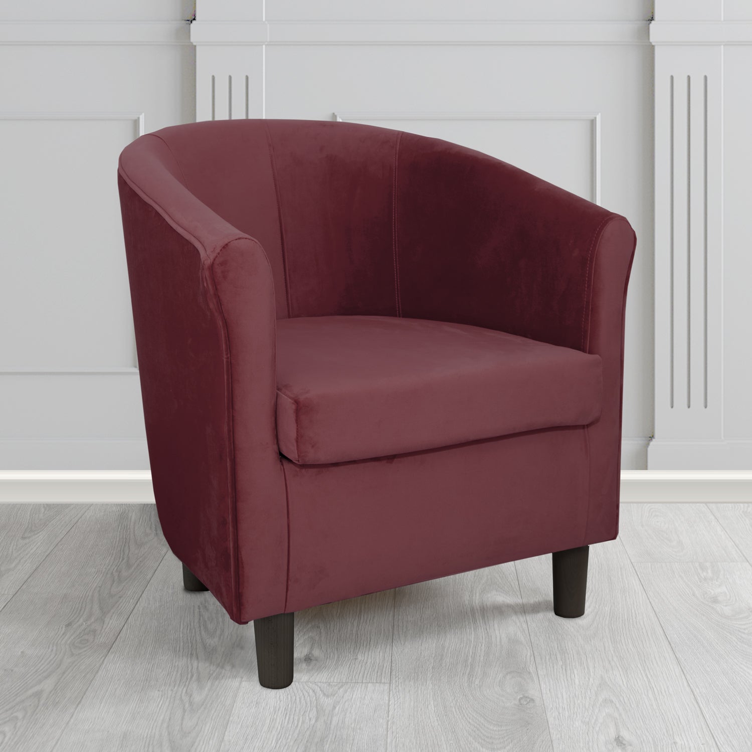 Tuscany Tub Chair in Sapore Crib 5 Velvet Fabric