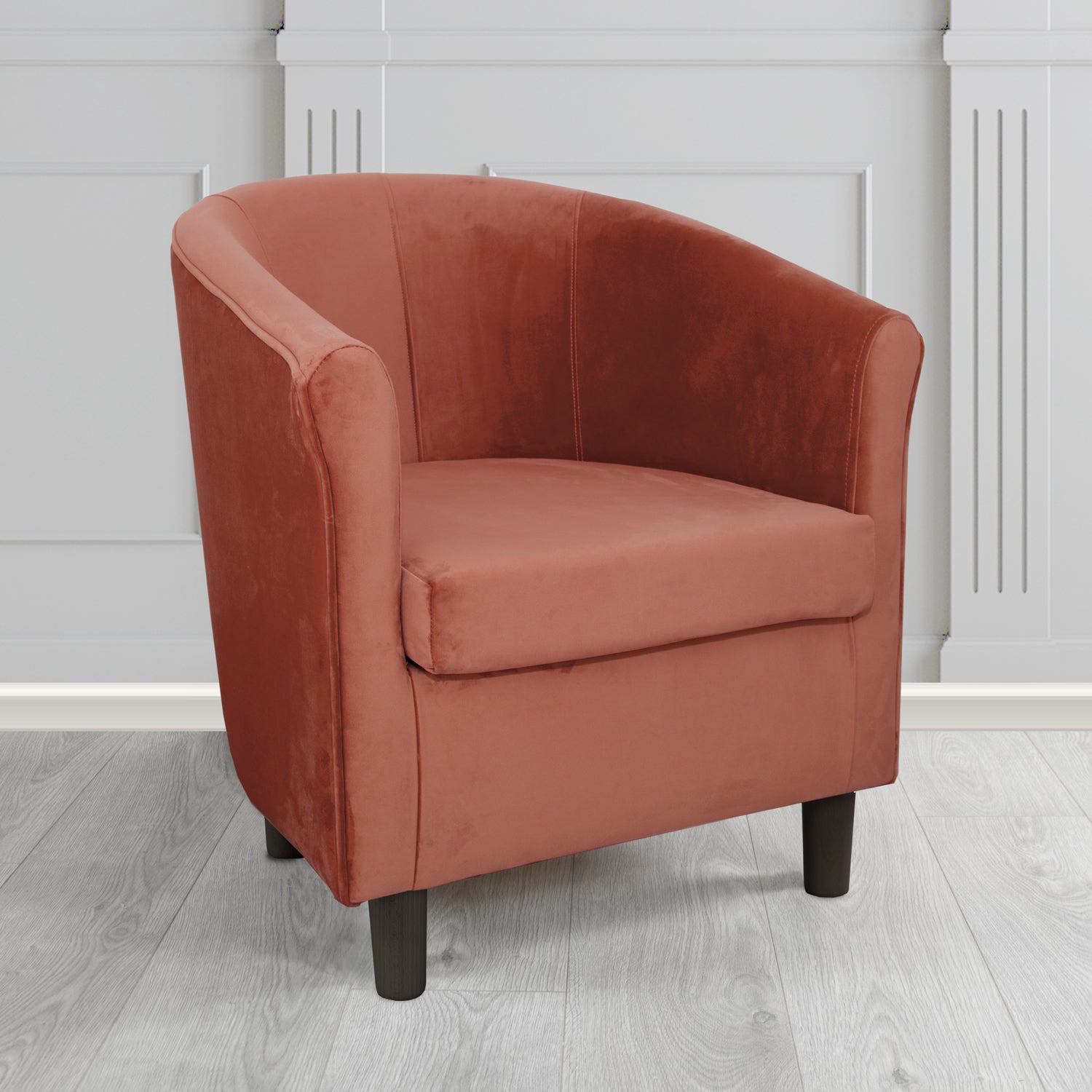 Tuscany Tub Chair in Sapore Crib 5 Velvet Fabric