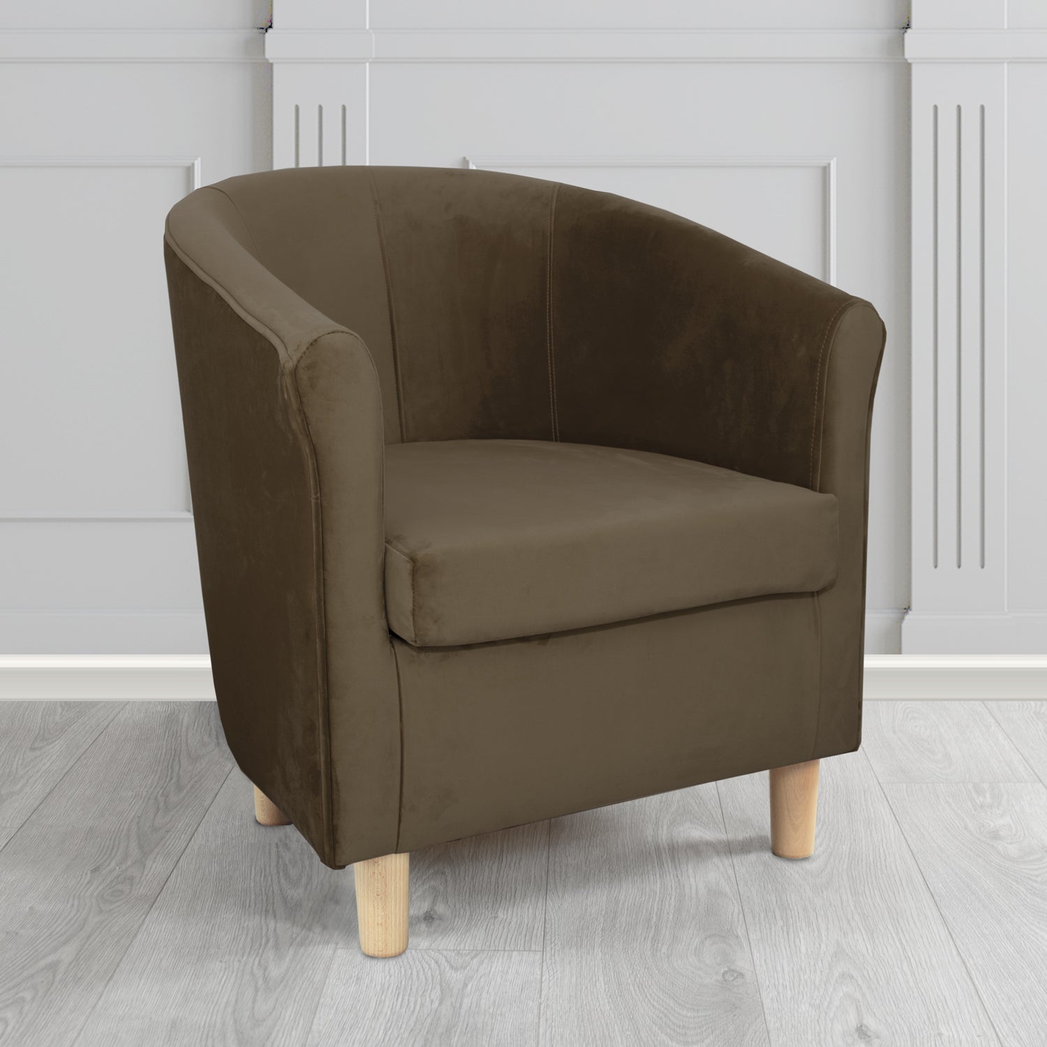Tuscany Tub Chair in Sapore Crib 5 Velvet Fabric