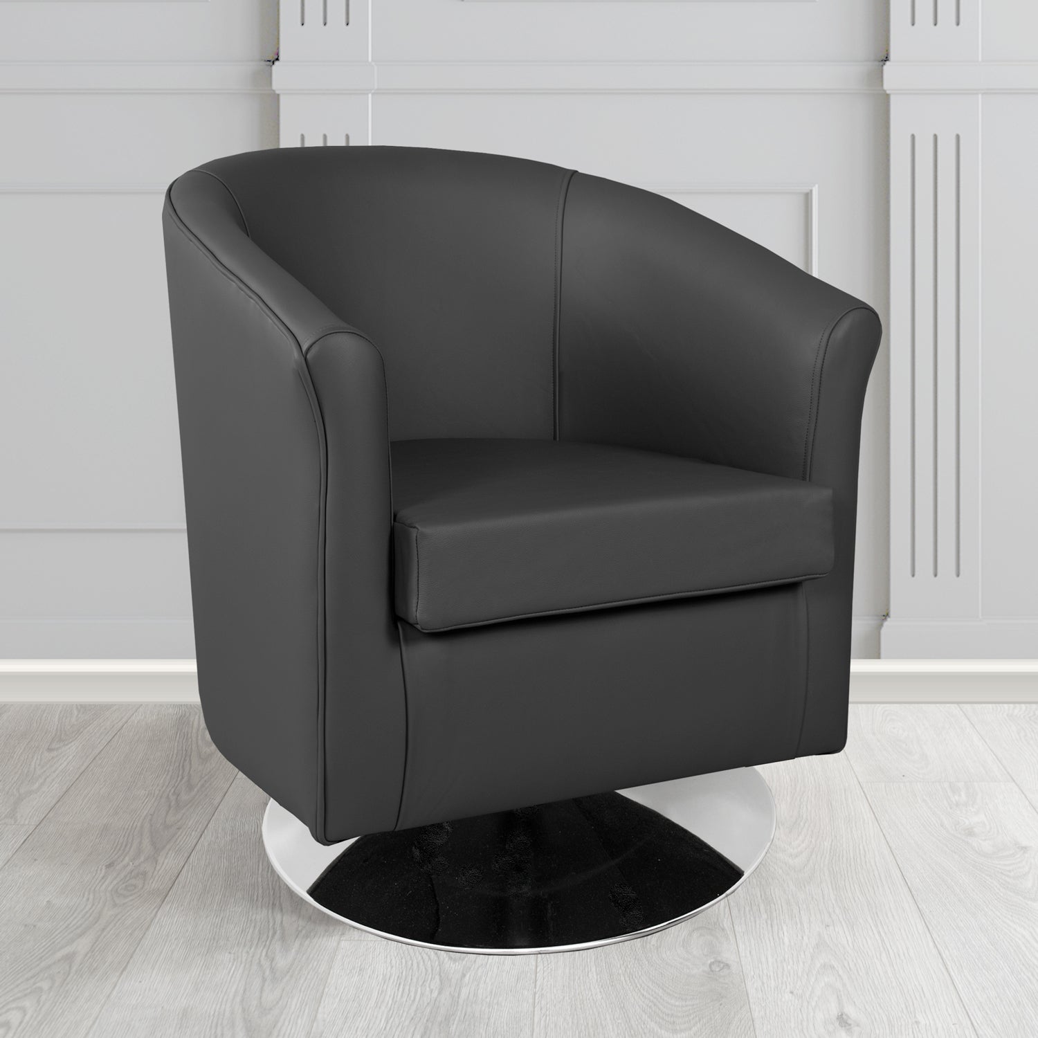 Tuscany Swivel Tub Chair in Shelly Crib 5 Genuine Leather