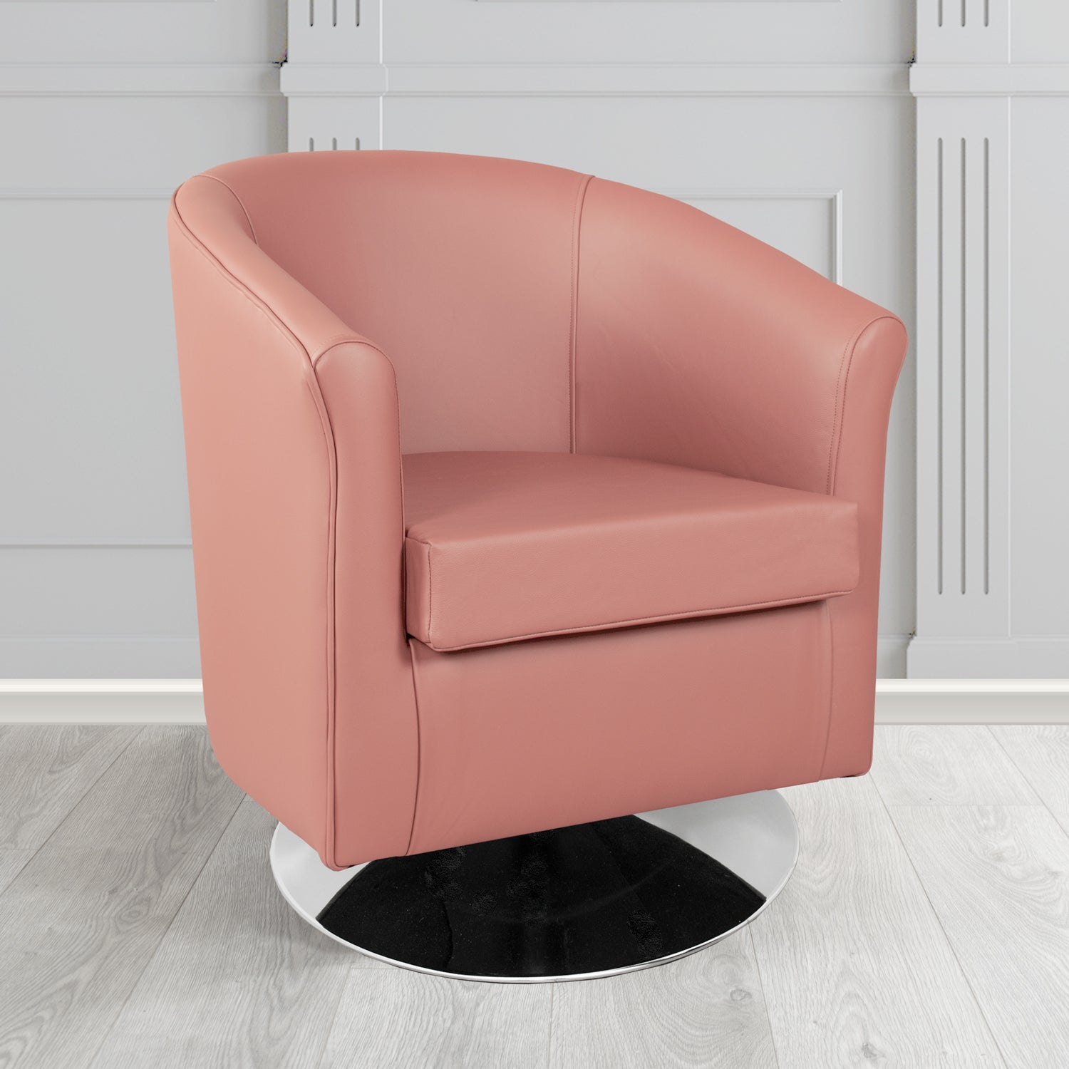 Tuscany Swivel Tub Chair in Shelly Crib 5 Genuine Leather