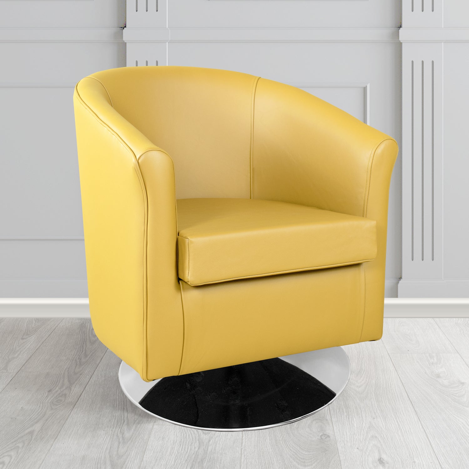 Tuscany Swivel Tub Chair in Shelly Crib 5 Genuine Leather