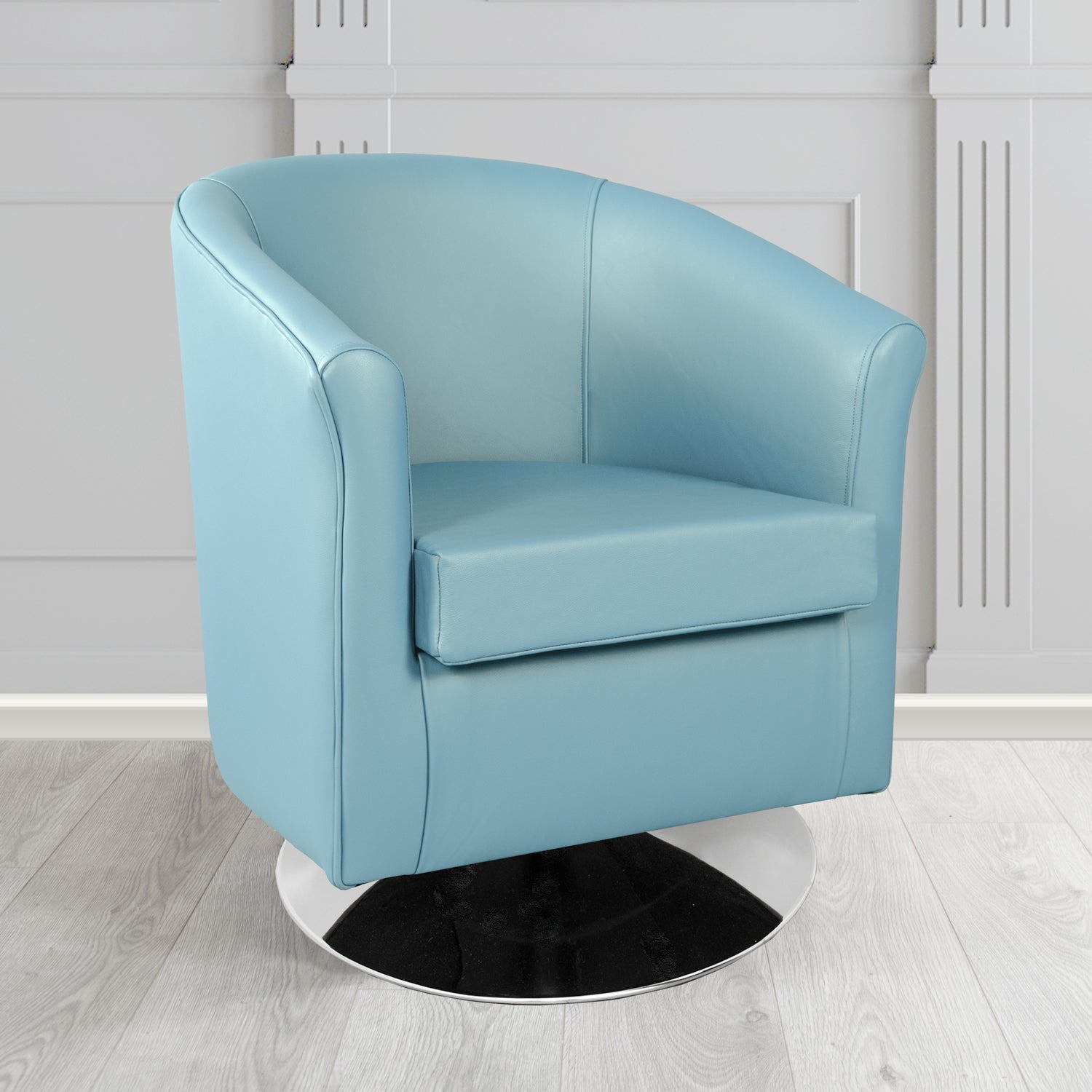 Tuscany Swivel Tub Chair in Shelly Crib 5 Genuine Leather