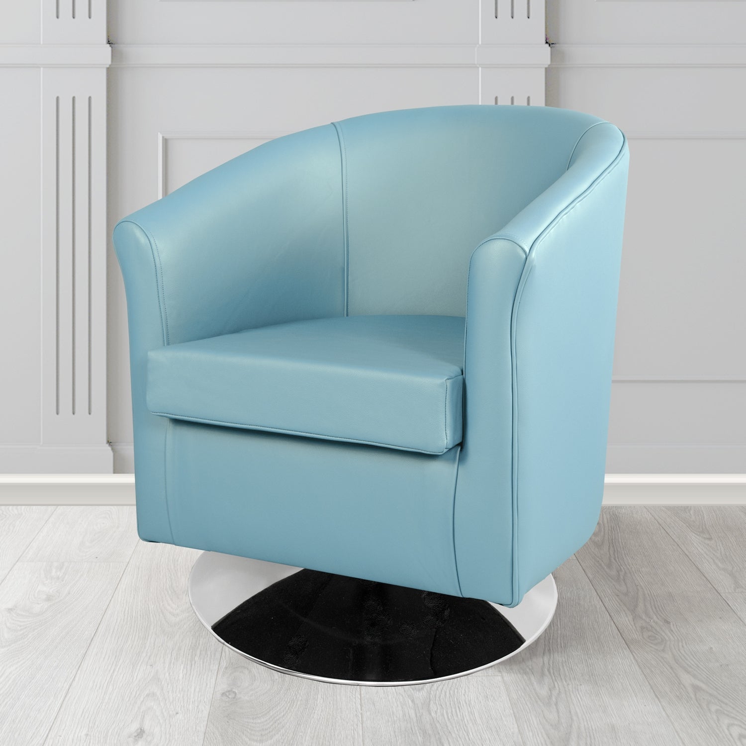 Tuscany Swivel Tub Chair in Shelly Crib 5 Genuine Leather
