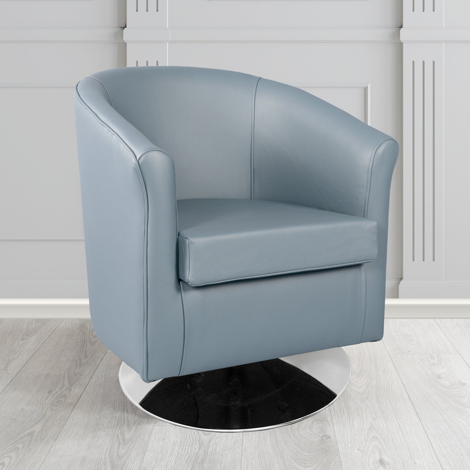 Tuscany Swivel Tub Chair in Shelly Crib 5 Genuine Leather
