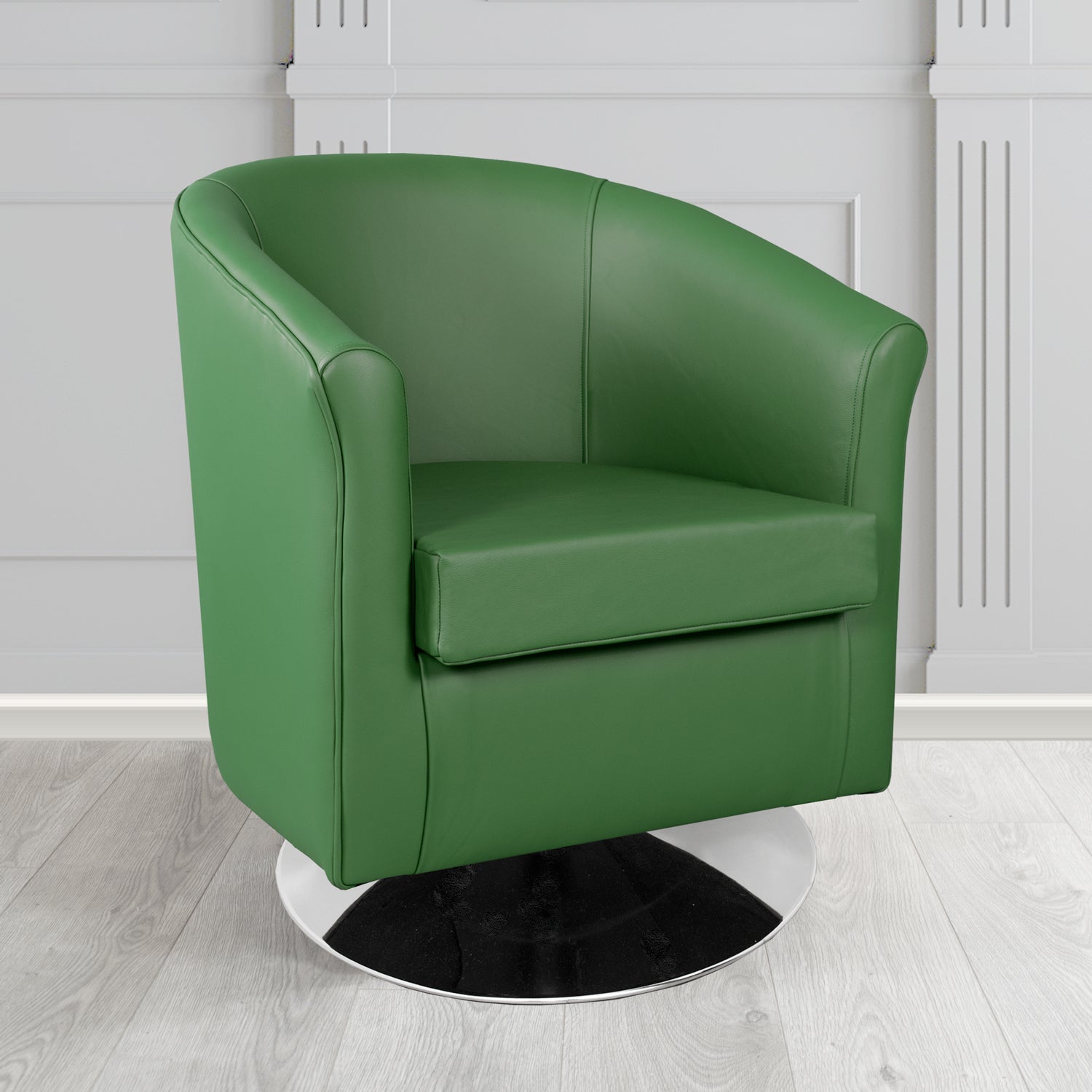 Tuscany Swivel Tub Chair in Shelly Crib 5 Genuine Leather