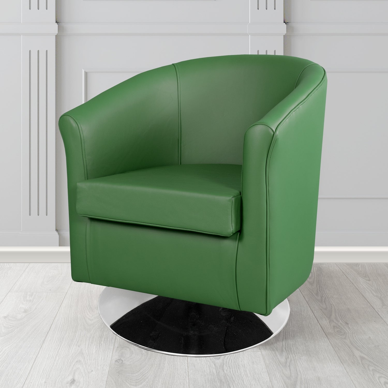 Tuscany Swivel Tub Chair in Shelly Crib 5 Genuine Leather