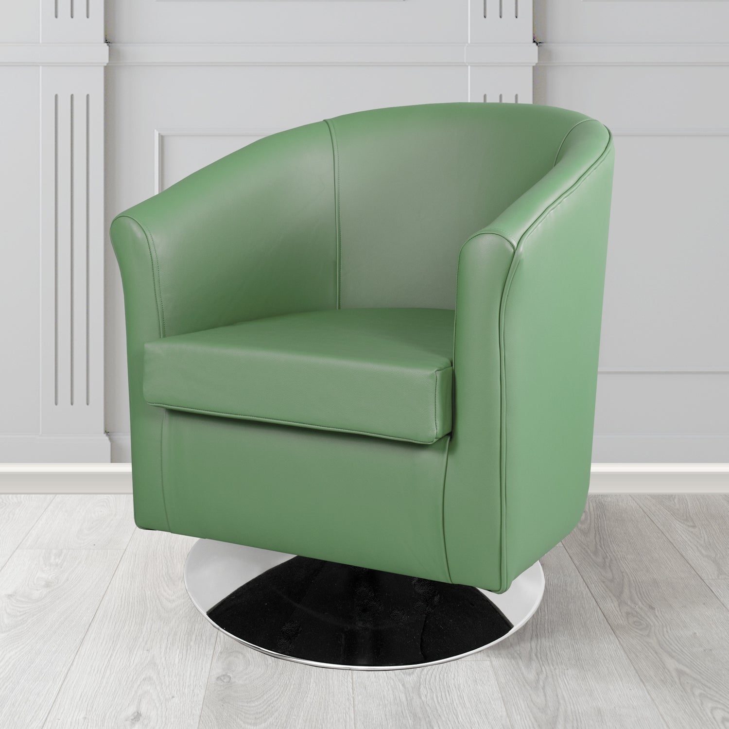 Tuscany Swivel Tub Chair in Shelly Crib 5 Genuine Leather