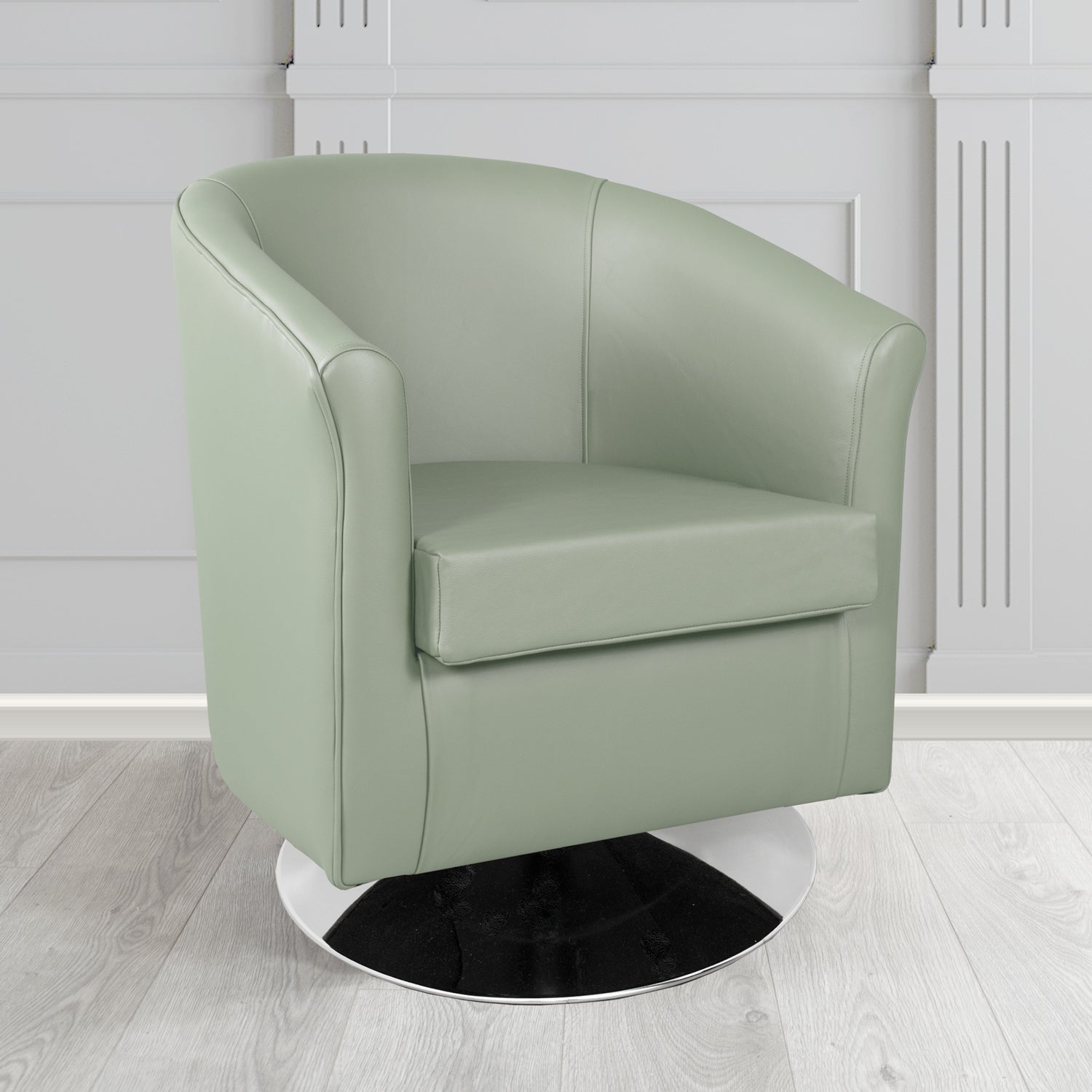 Tuscany Swivel Tub Chair in Shelly Crib 5 Genuine Leather