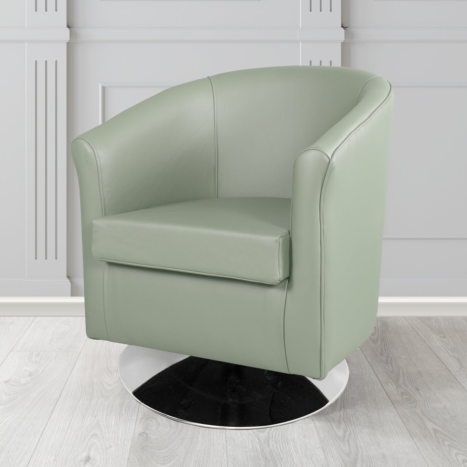 Tuscany Swivel Tub Chair in Shelly Crib 5 Genuine Leather