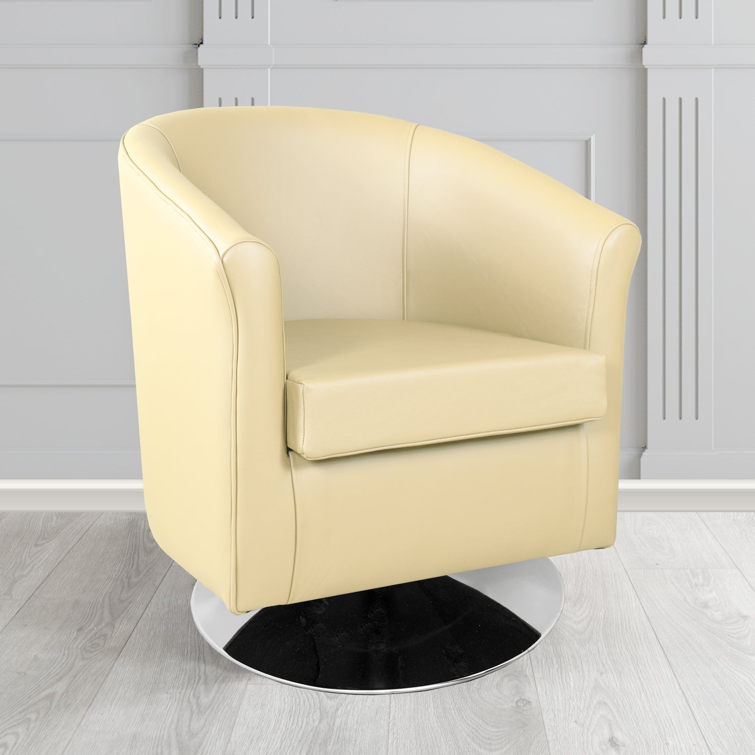 Tuscany Swivel Tub Chair in Shelly Crib 5 Genuine Leather