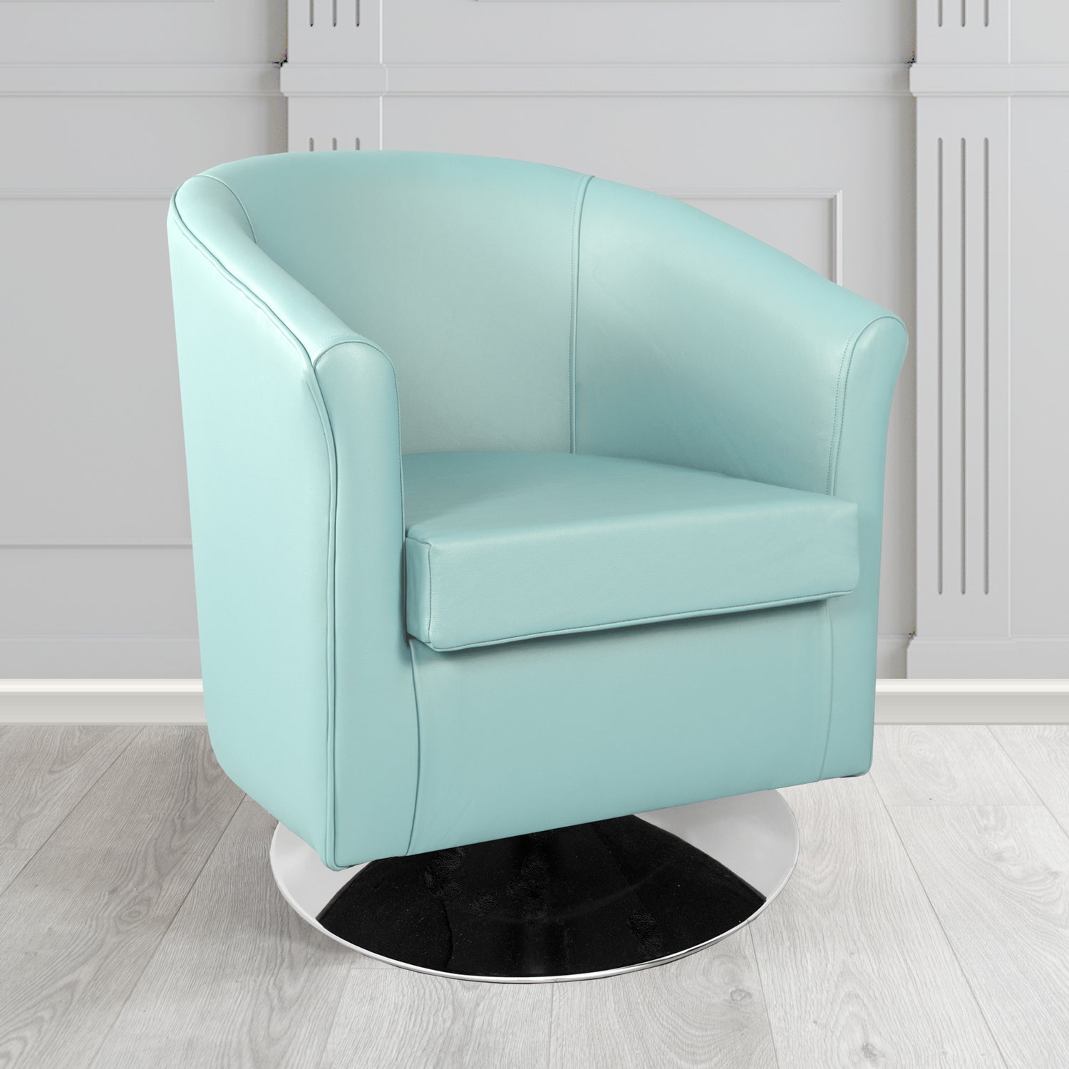 Tuscany Swivel Tub Chair in Shelly Crib 5 Genuine Leather