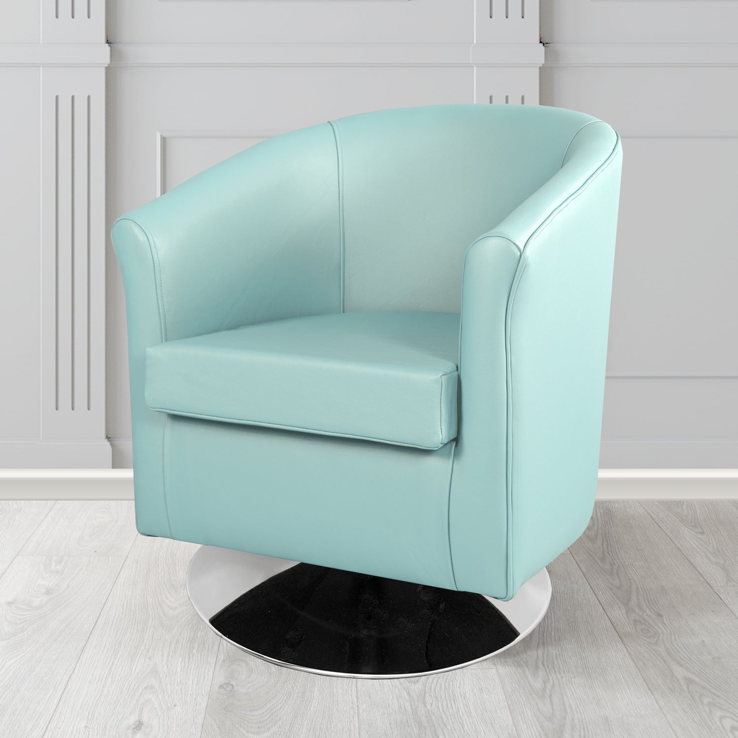 Tuscany Swivel Tub Chair in Shelly Crib 5 Genuine Leather