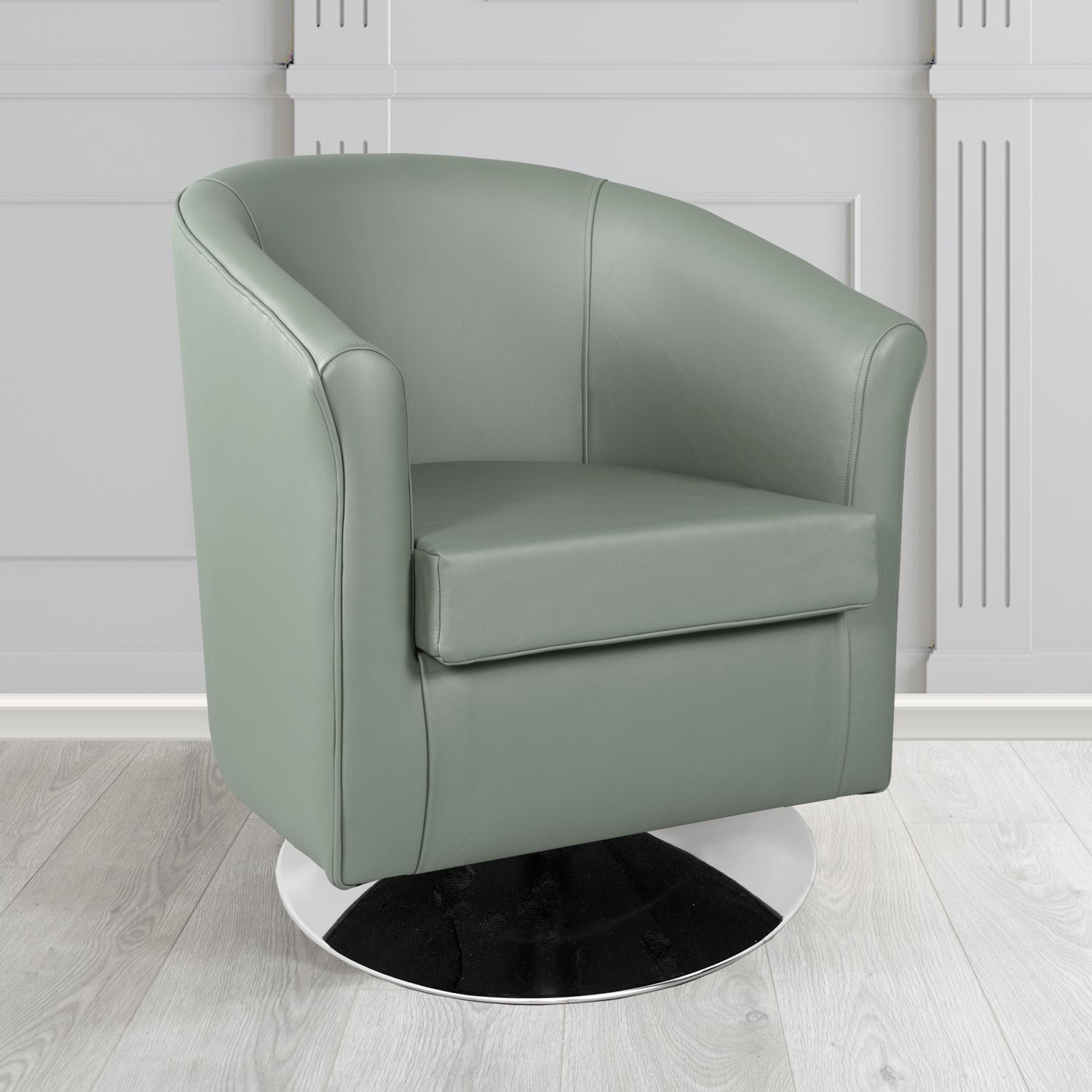 Tuscany Swivel Tub Chair in Shelly Crib 5 Genuine Leather