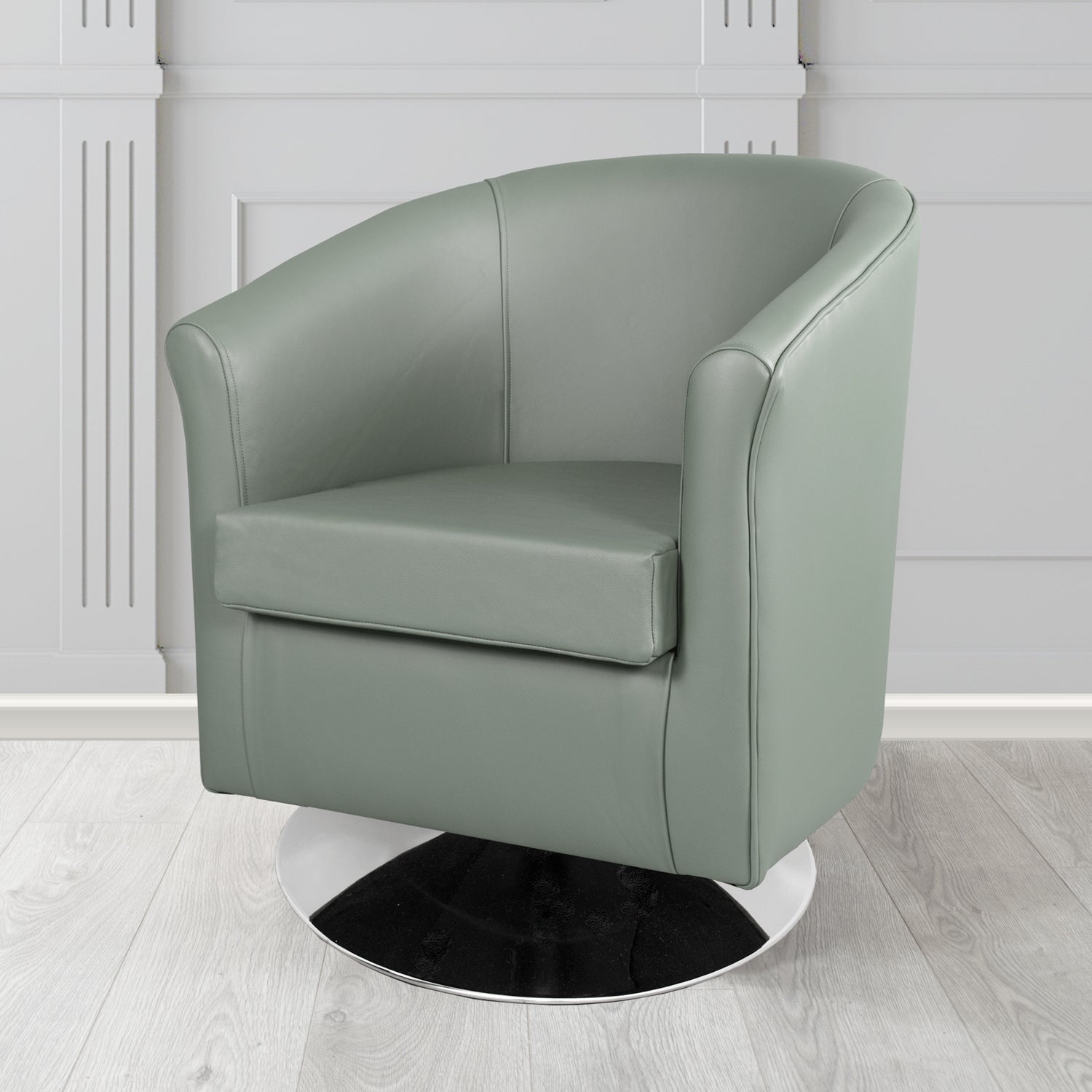 Tuscany Swivel Tub Chair in Shelly Crib 5 Genuine Leather