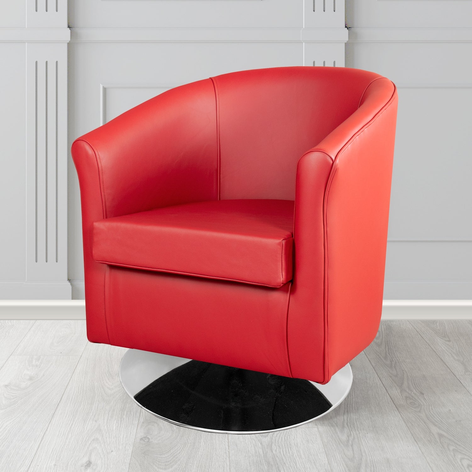 Tuscany Swivel Tub Chair in Shelly Crib 5 Genuine Leather