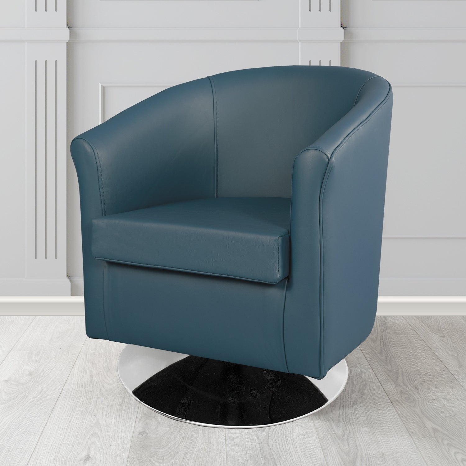 Tuscany Swivel Tub Chair in Shelly Crib 5 Genuine Leather