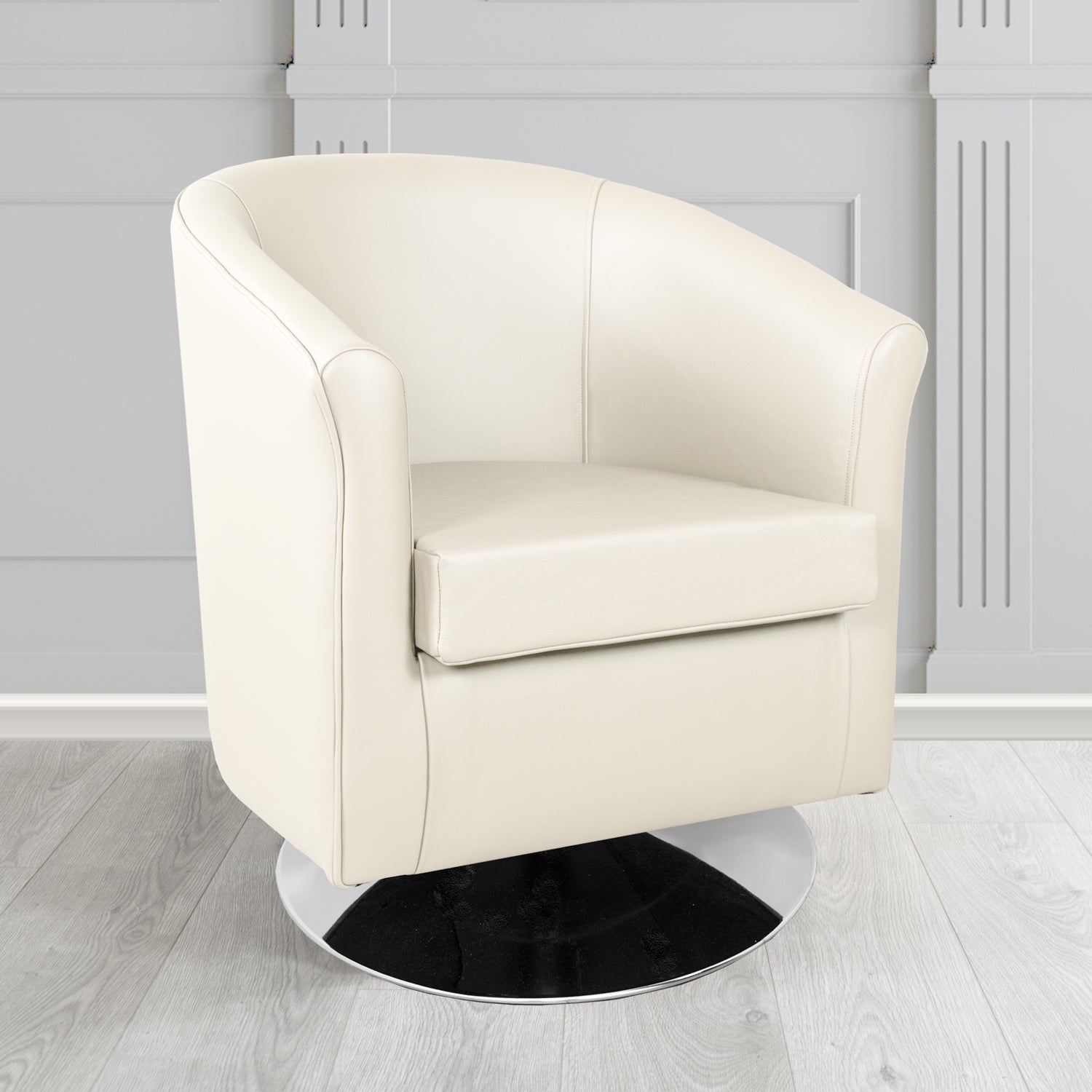 Tuscany Swivel Tub Chair in Shelly Crib 5 Genuine Leather