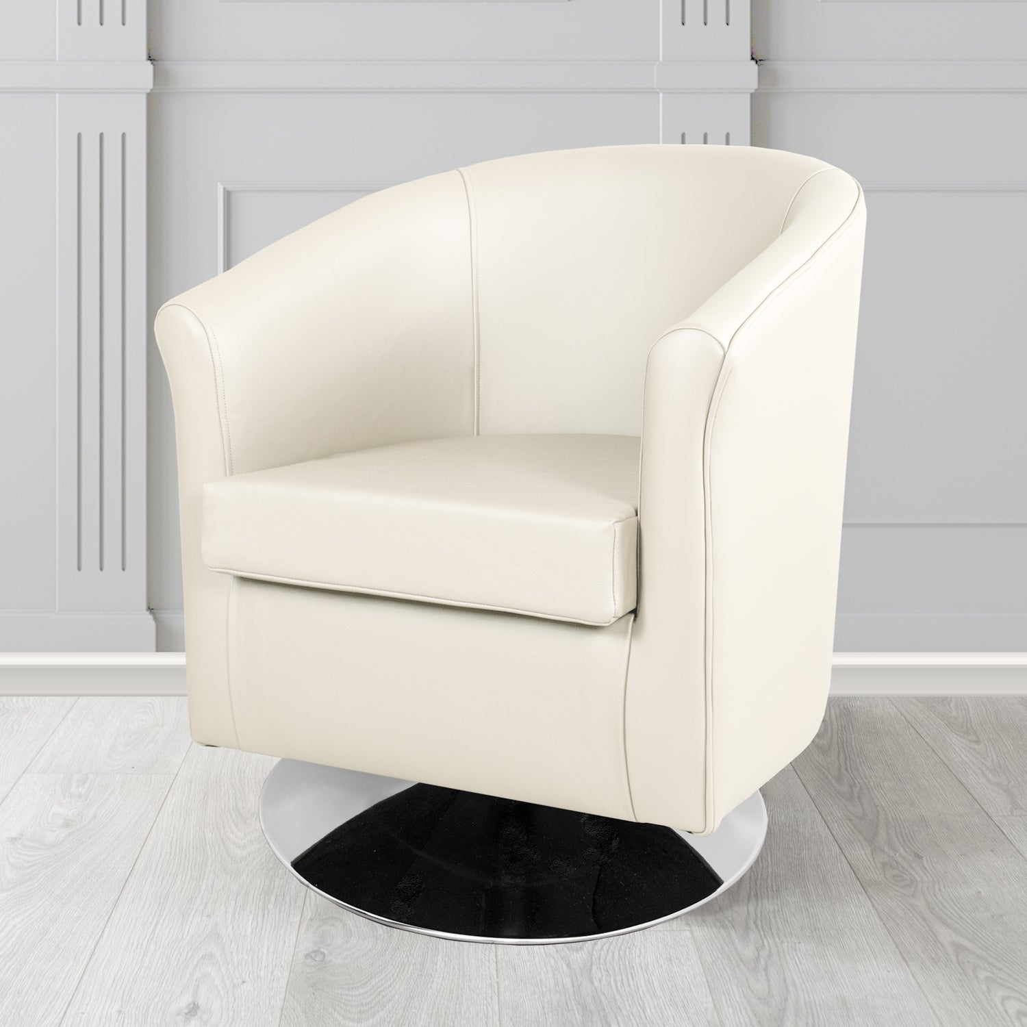 Tuscany Swivel Tub Chair in Shelly Crib 5 Genuine Leather