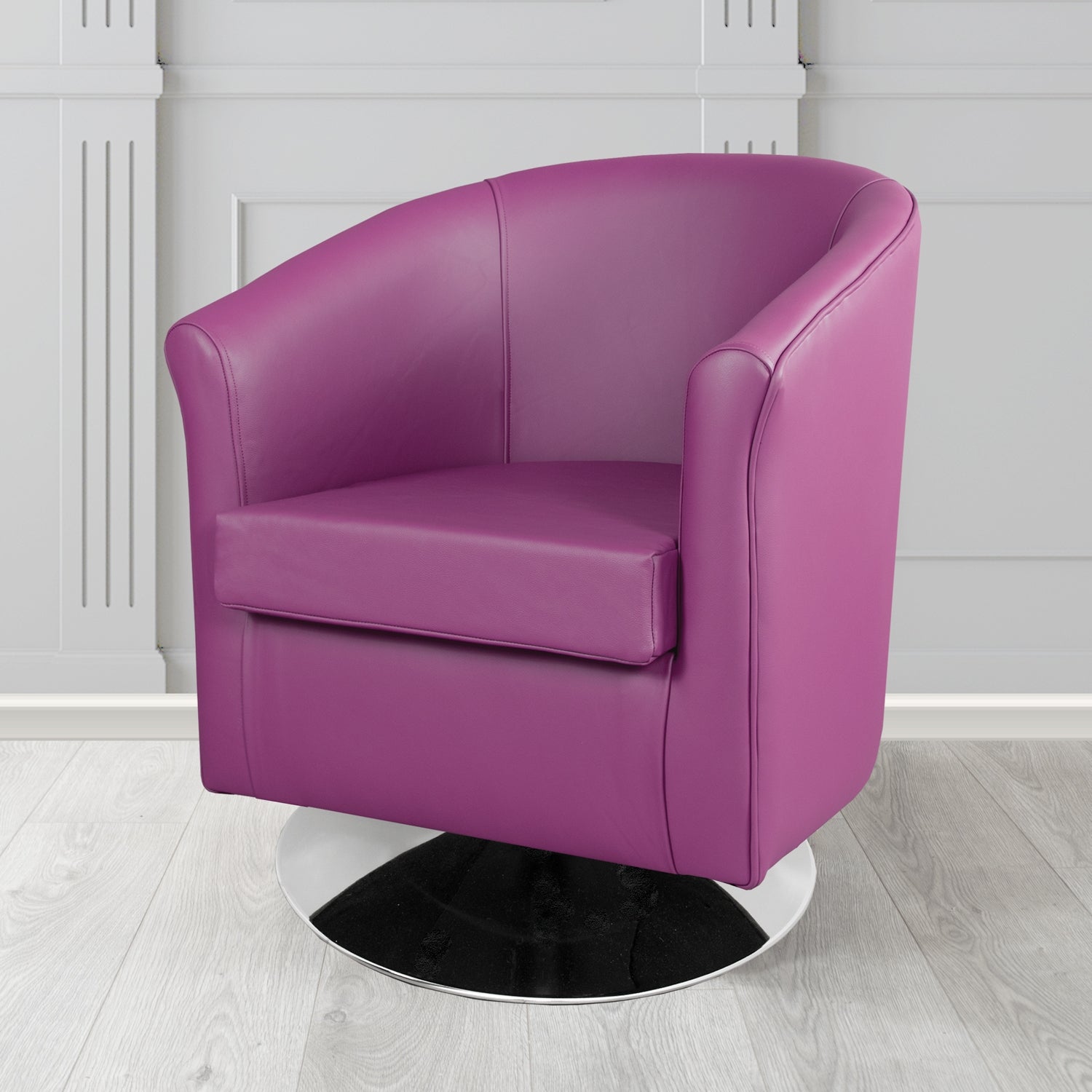Tuscany Swivel Tub Chair in Shelly Crib 5 Genuine Leather