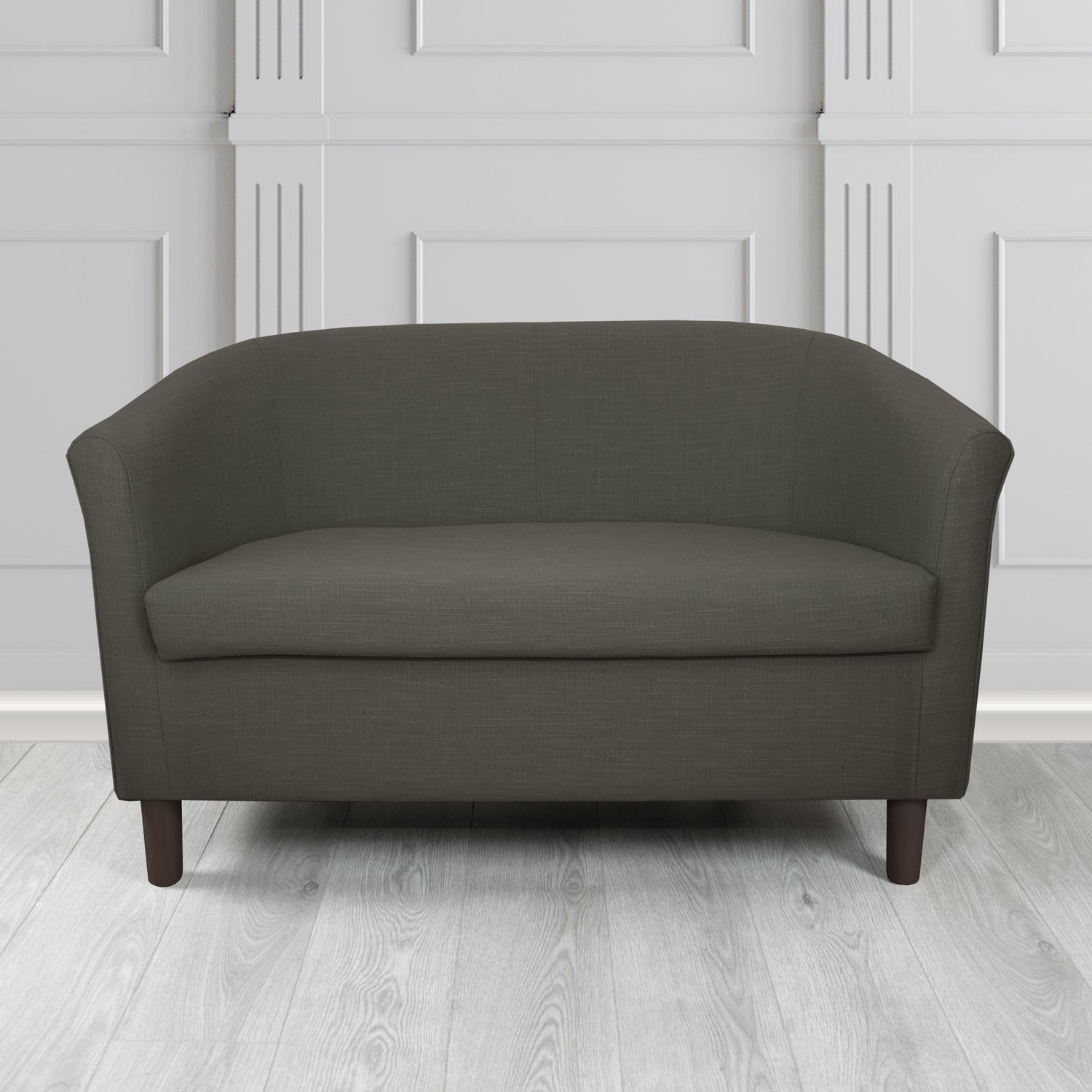 Tuscany 2 Seater Tub Sofa in Emporio Linen Crib 5 Fabric