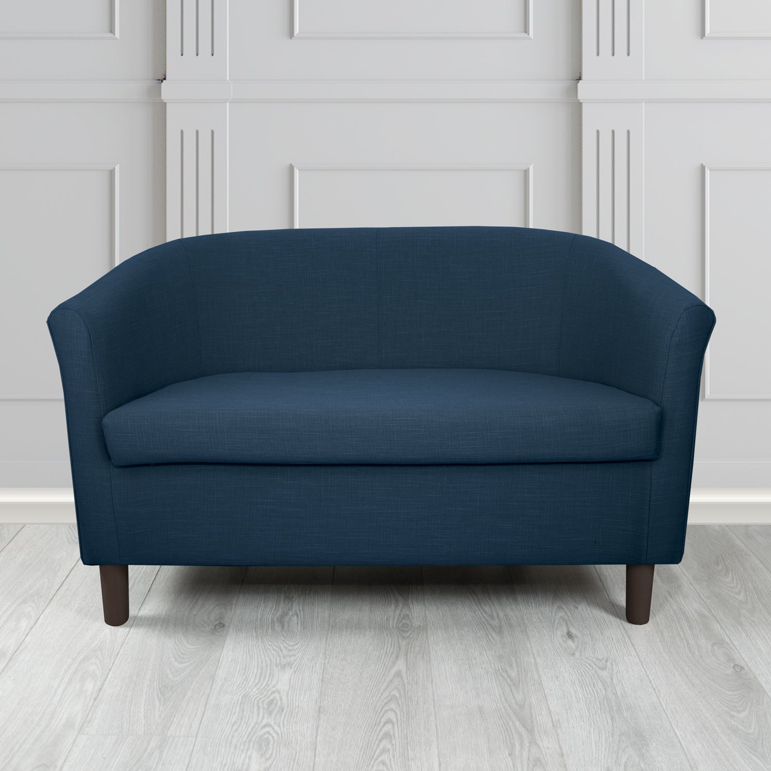 Tuscany 2 Seater Tub Sofa in Emporio Linen Crib 5 Fabric