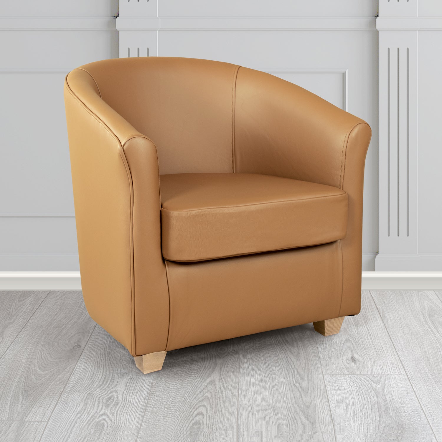 Cannes Shelly Saddle Crib 5 Genuine Leather Tub Chair - The Tub Chair Shop