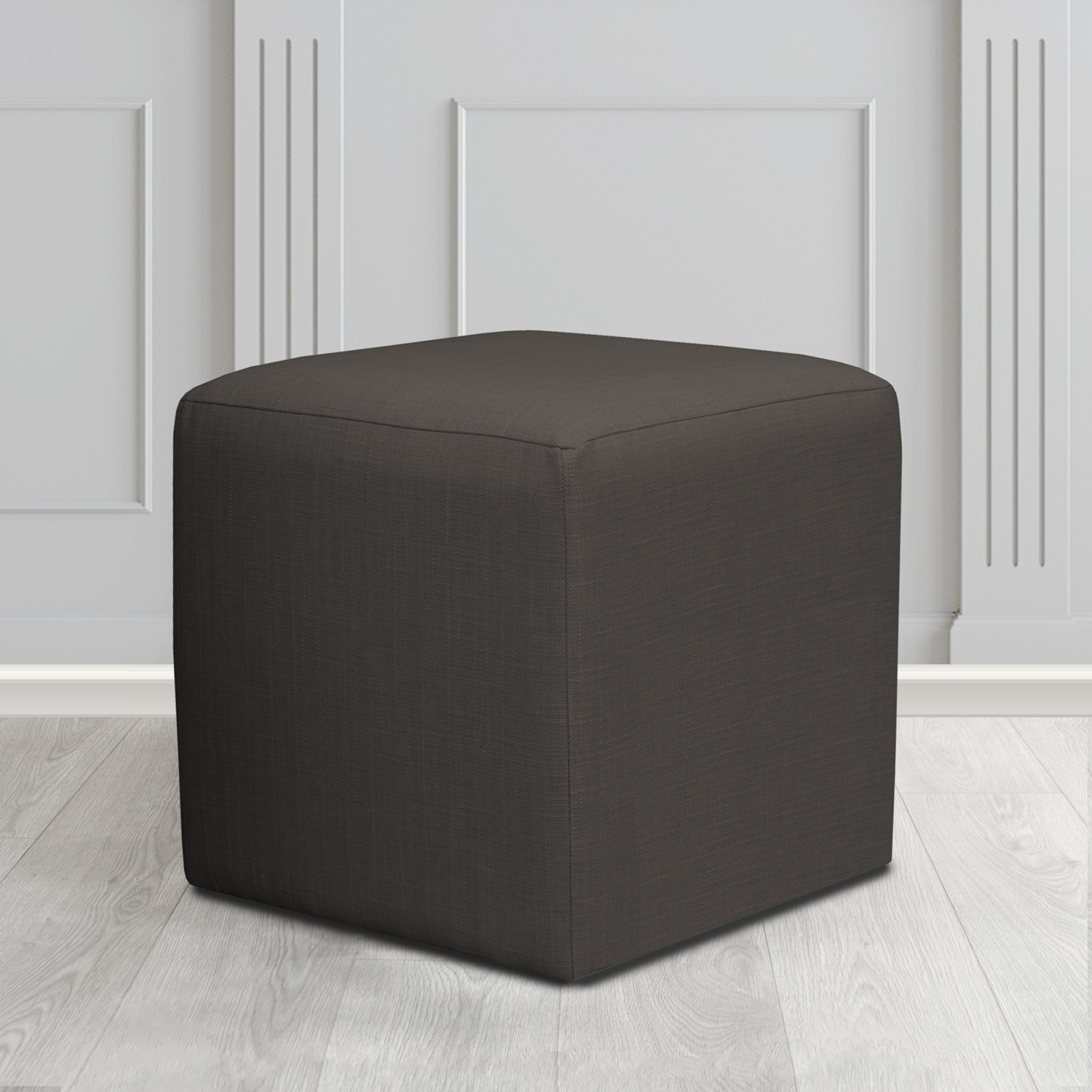 Paris Emporio Steel EMP513 Crib 5 Fabric Cube Footstool - The Tub Chair Shop