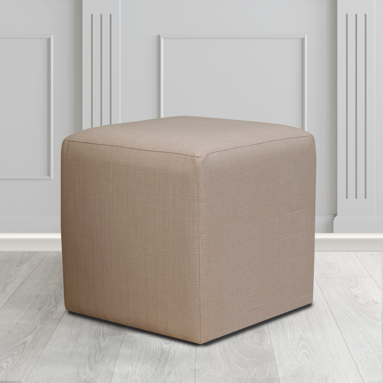 Paris Emporio Stone EMP501 Crib 5 Fabric Cube Footstool - The Tub Chair Shop