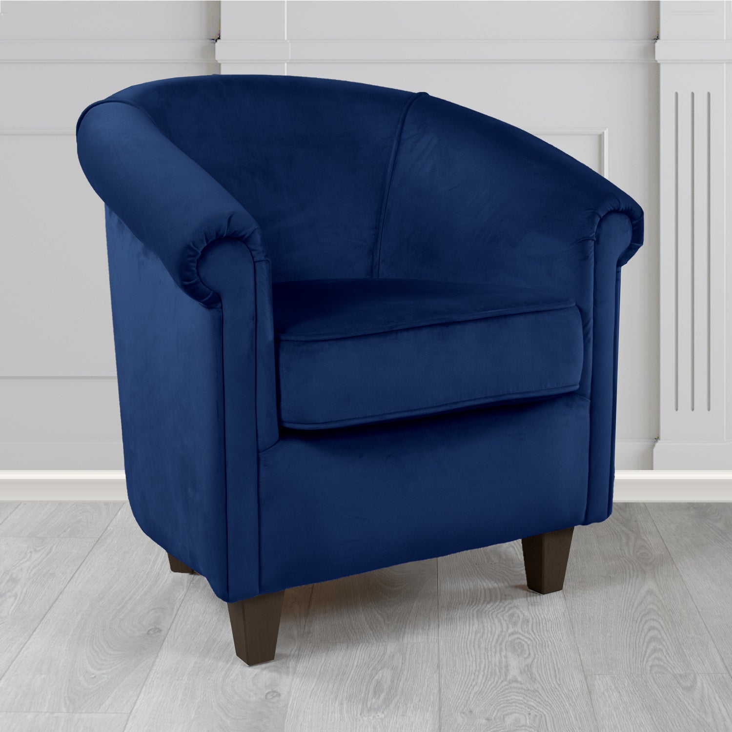 Siena Monaco Royal Plush Velvet Fabric Tub Chair (6620606758954)