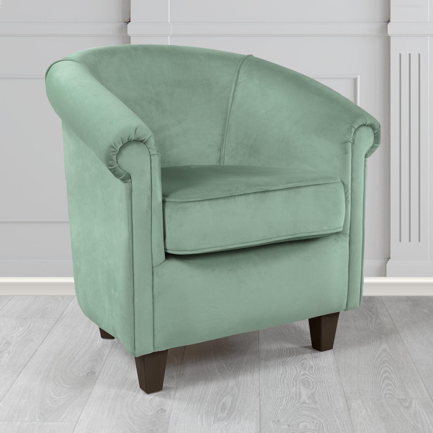 Siena Passione Airforce PAS2718 Velvet Fabric Tub Chair (4679834796074)