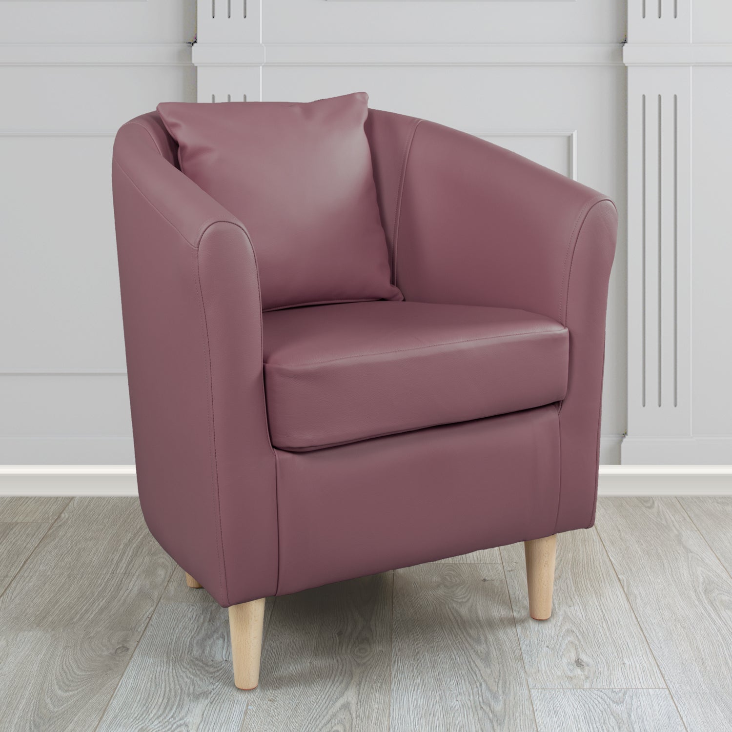 St Tropez Shelly Amethyst Crib 5 Genuine Leather Tub Chair (4629925625898)