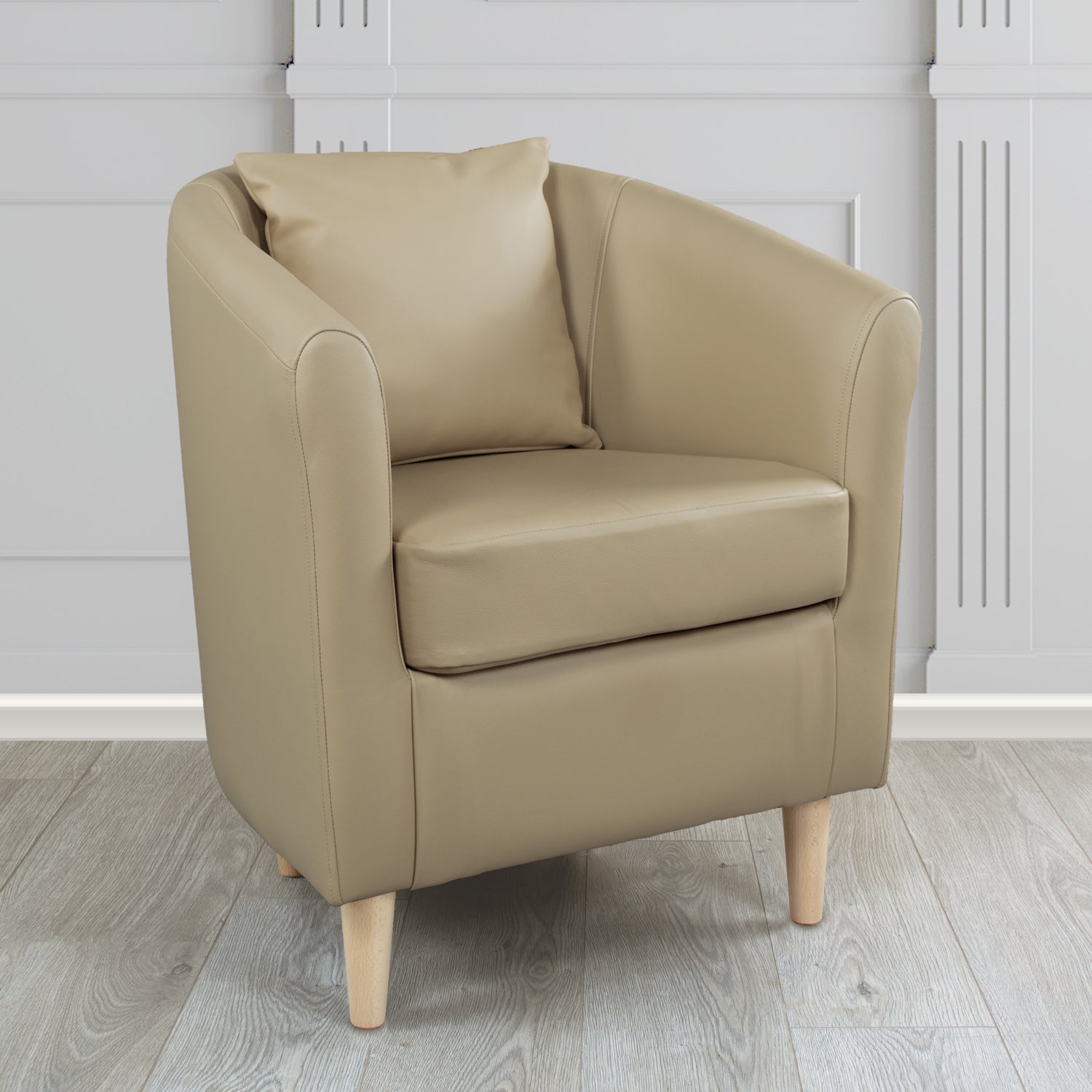 St Tropez Shelly Ash Crib 5 Genuine Leather Tub Chair (4629931851818)