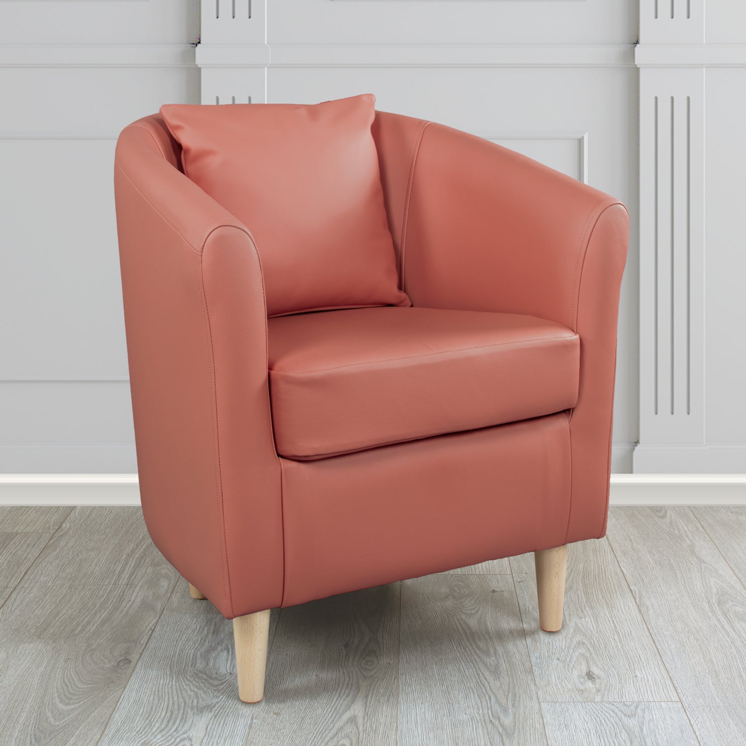 St Tropez Shelly Wood Burner Crib 5 Genuine Leather Tub Chair (4630101164074)