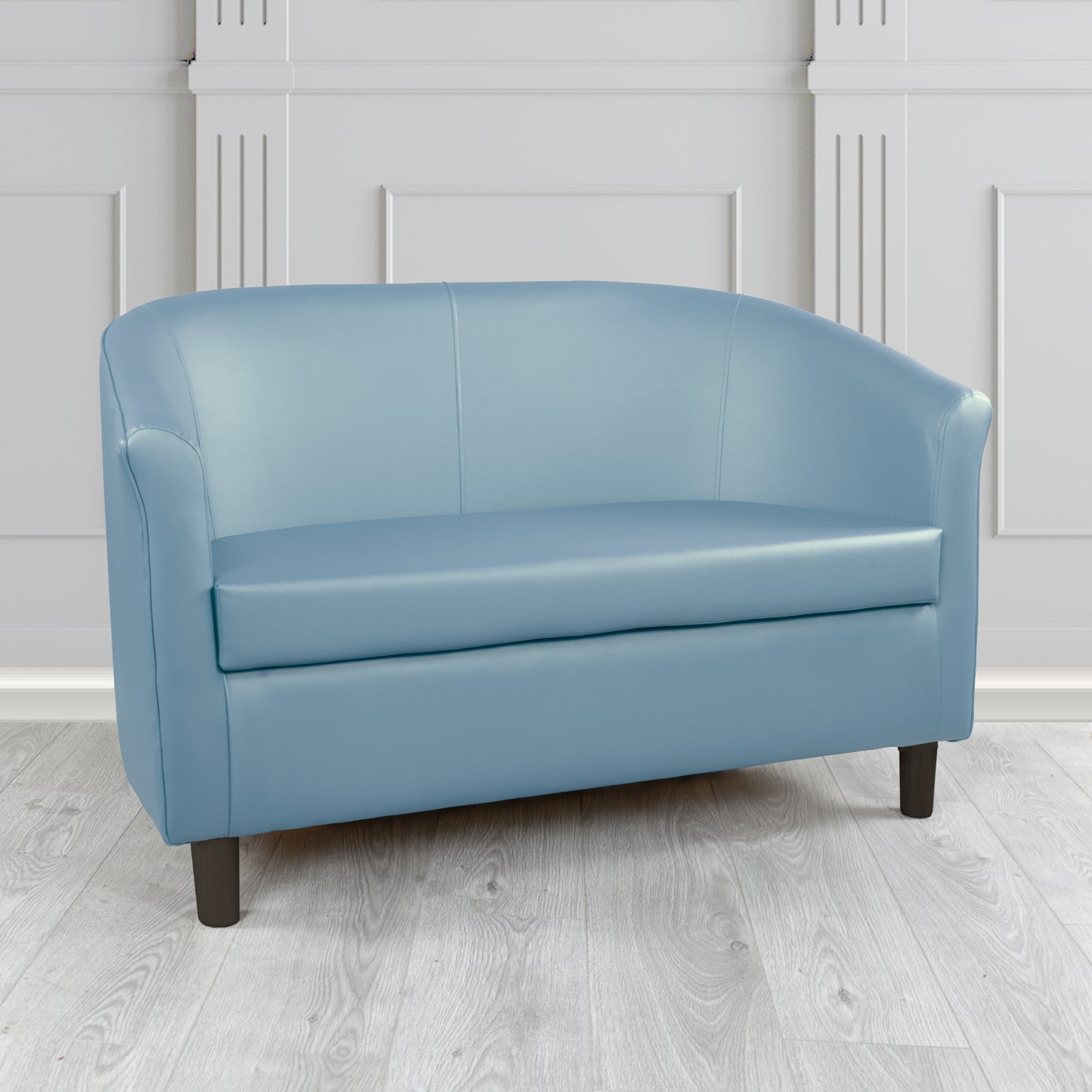 Faux leather 2 seater tub chair clearance
