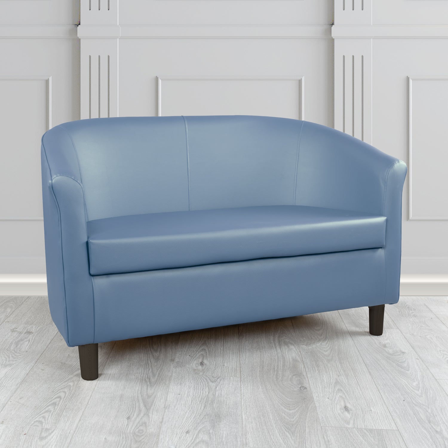 Tuscany Just Colour Dolphin Crib 5 Faux Leather 2 Seater Tub Sofa - The Tub Chair Shop