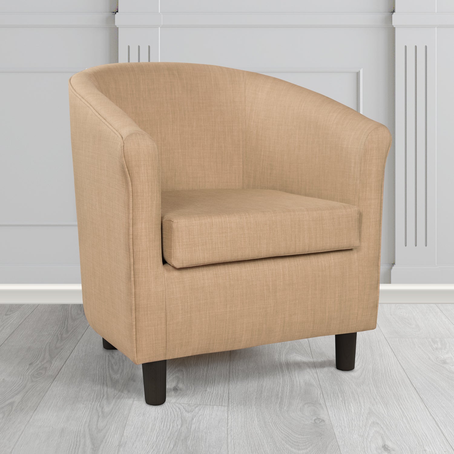 Tuscany Tub Chair in Charles Plain Linen Fabric