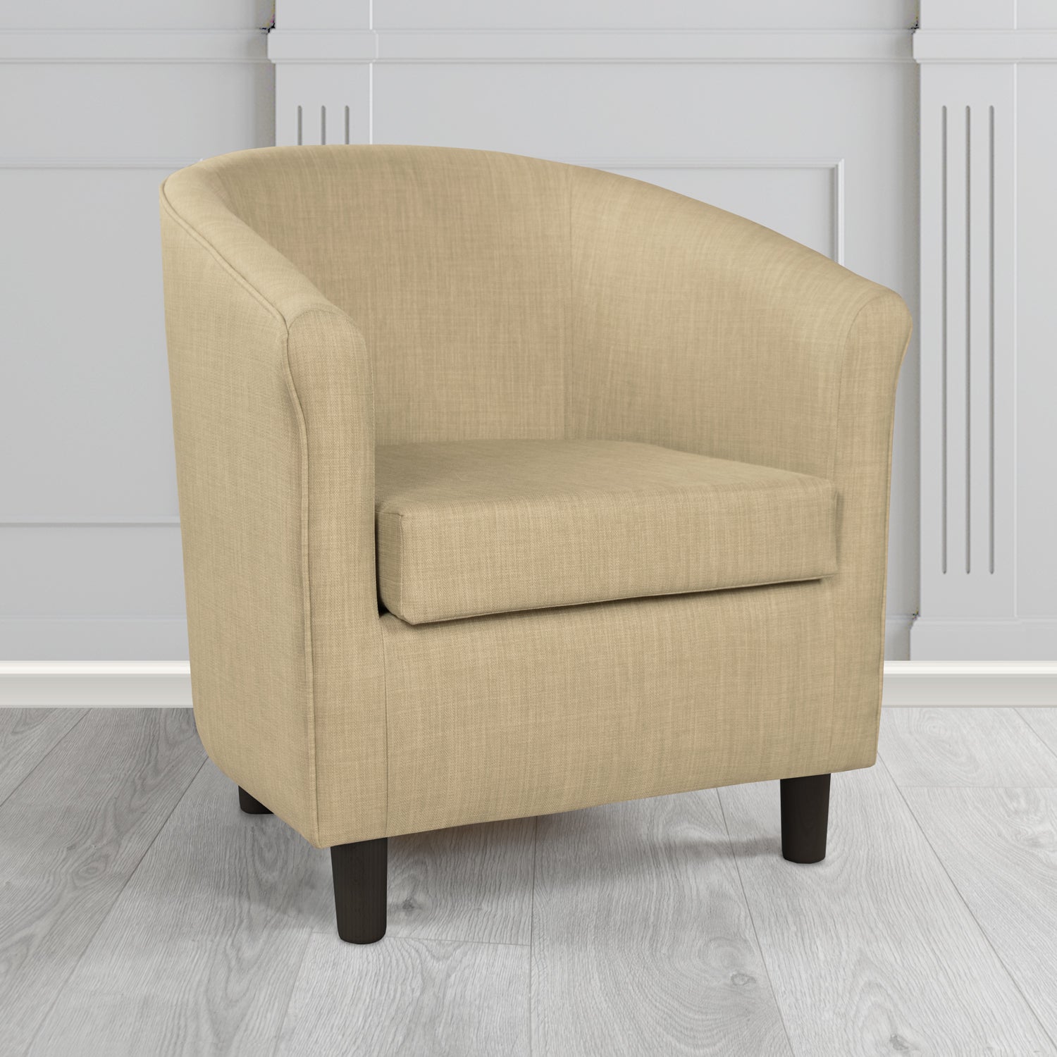 Tuscany Tub Chair in Charles Plain Linen Fabric