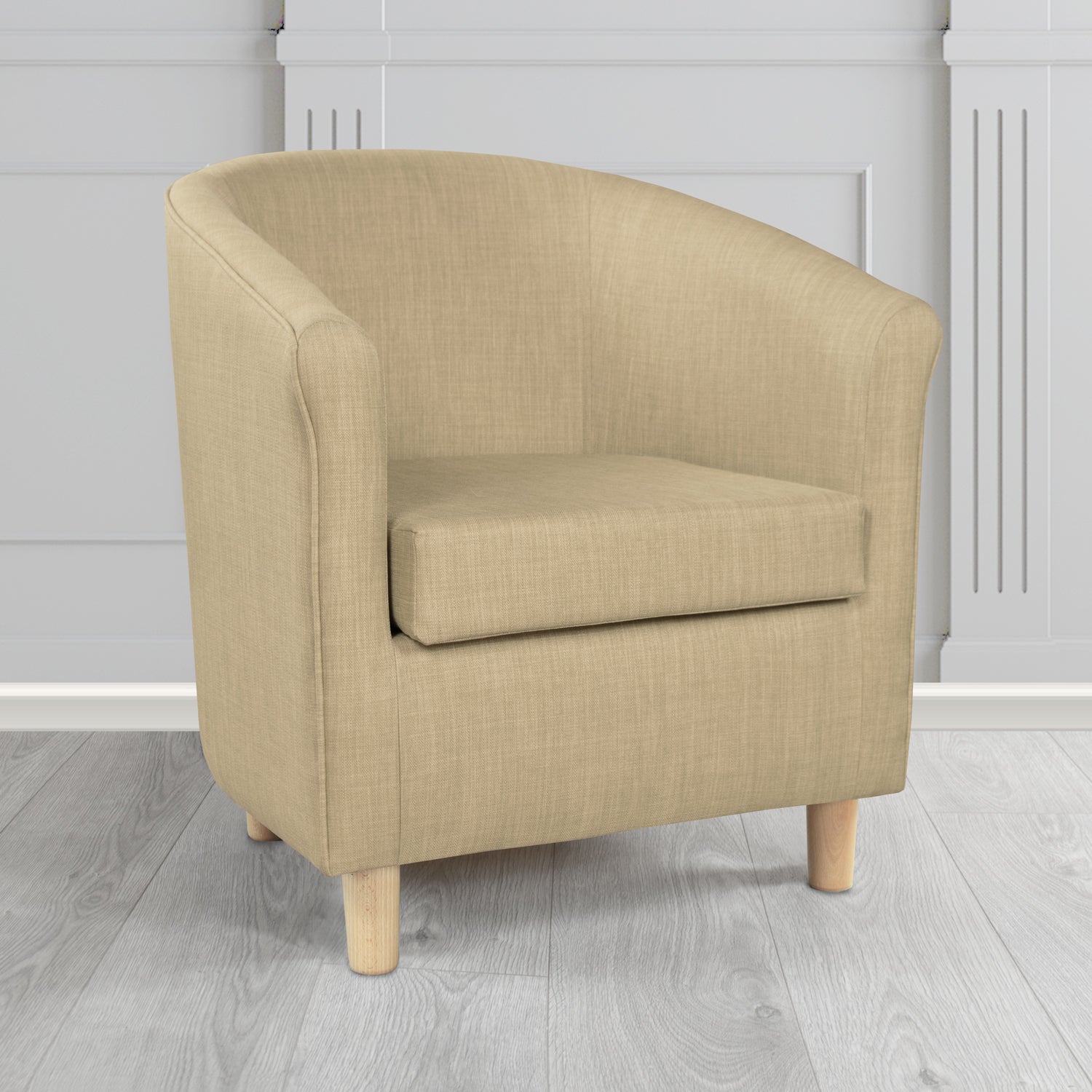 Tuscany Tub Chair in Charles Plain Linen Fabric
