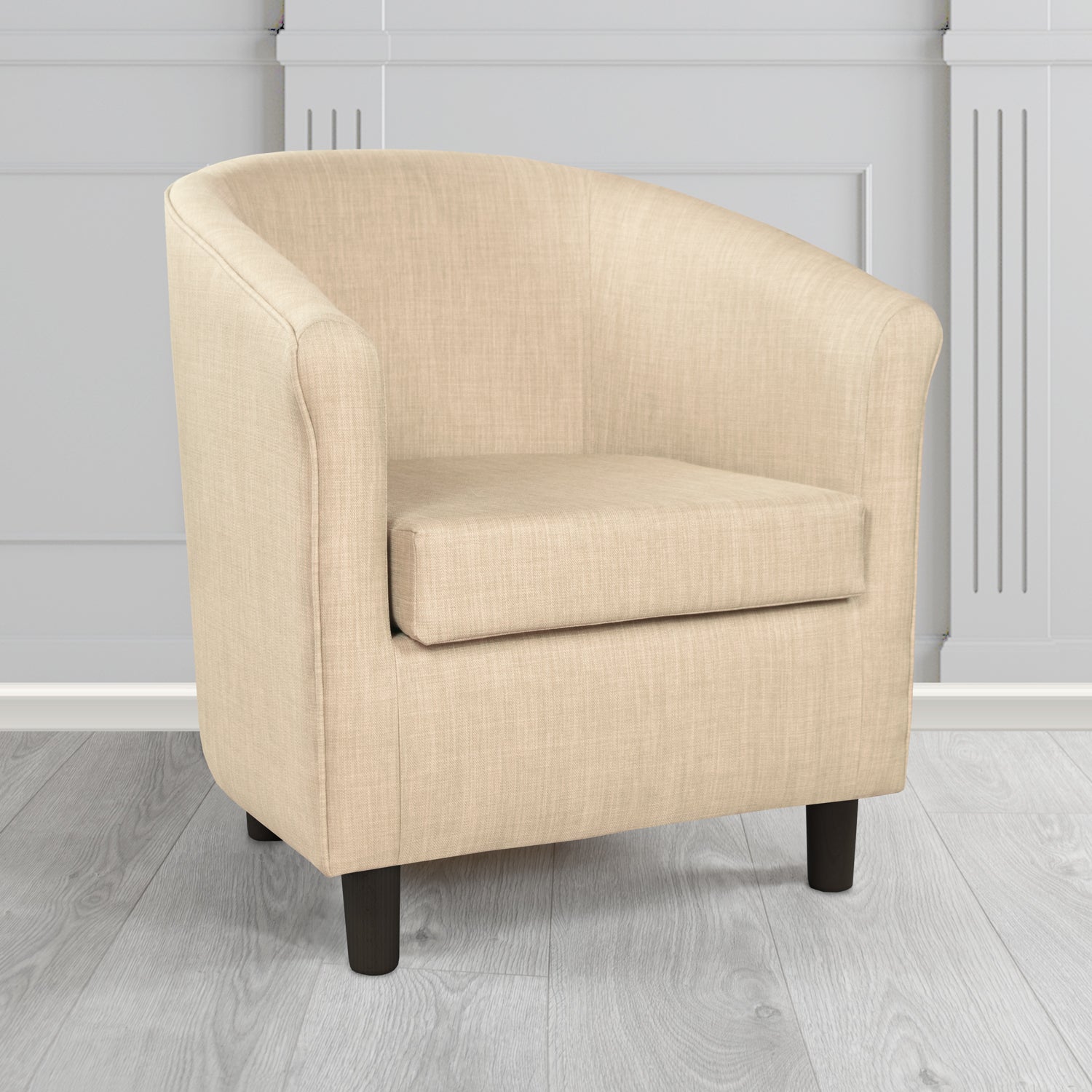 Tuscany Tub Chair in Charles Plain Linen Fabric