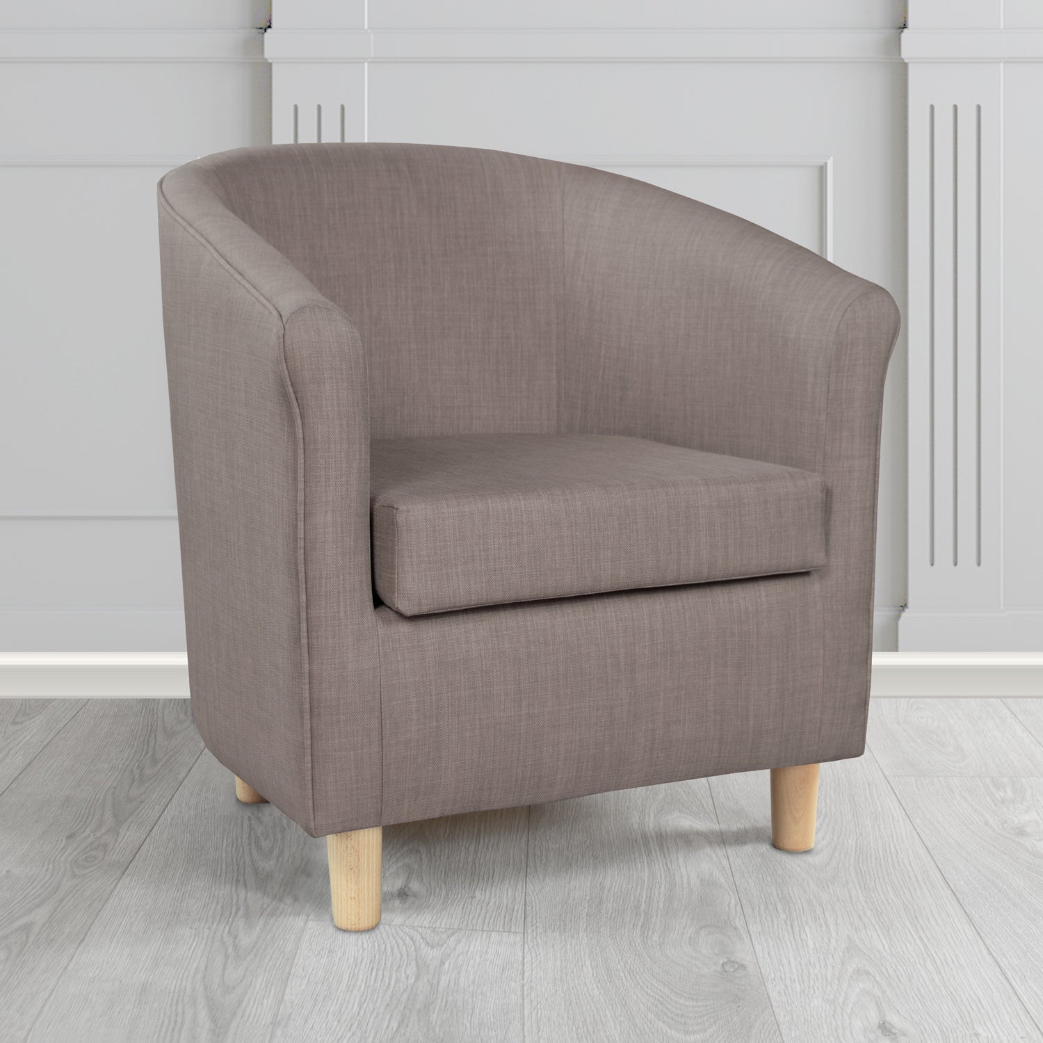 Tuscany Tub Chair in Charles Plain Linen Fabric