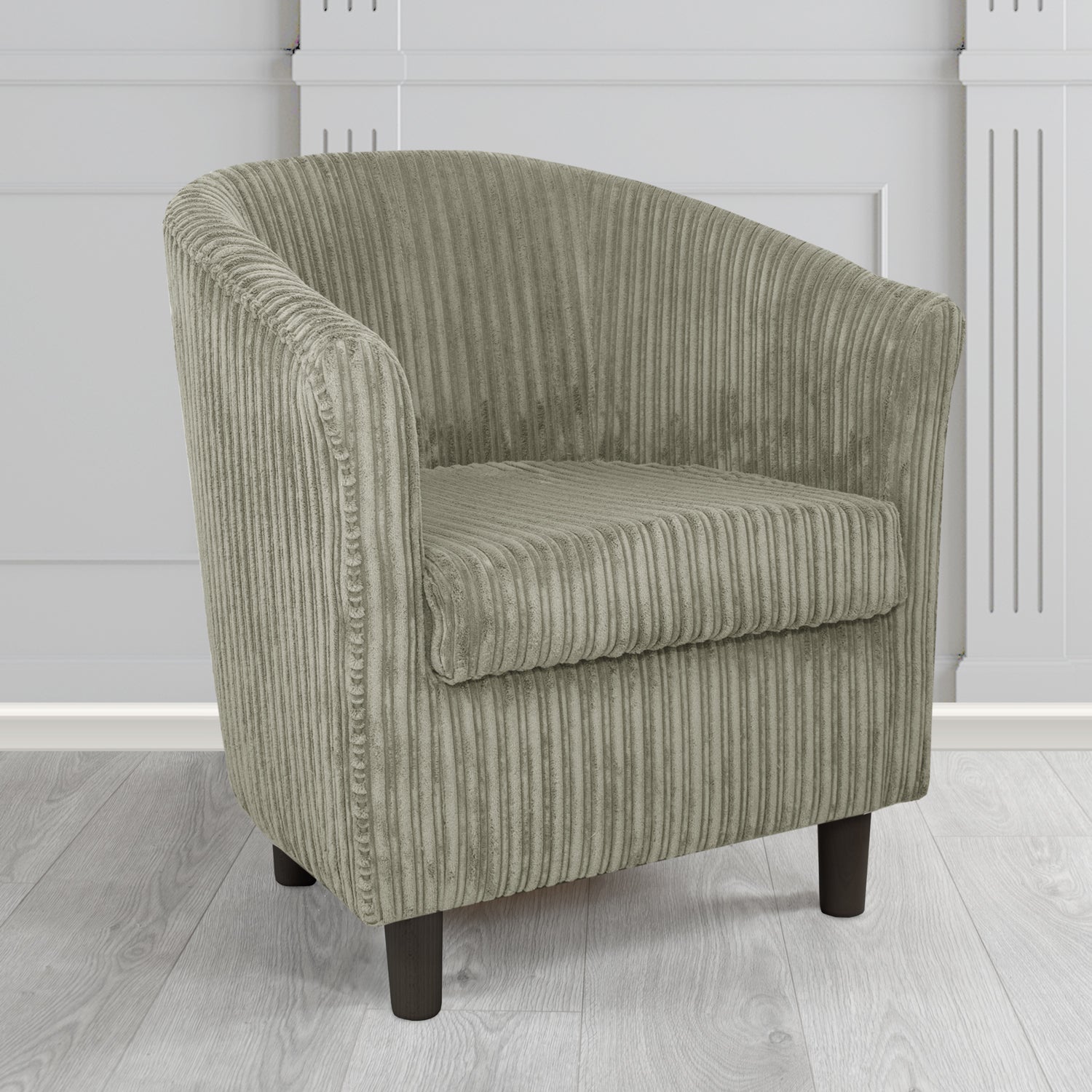 Tuscany Tub Chair in Conway Plain Textured Fabric