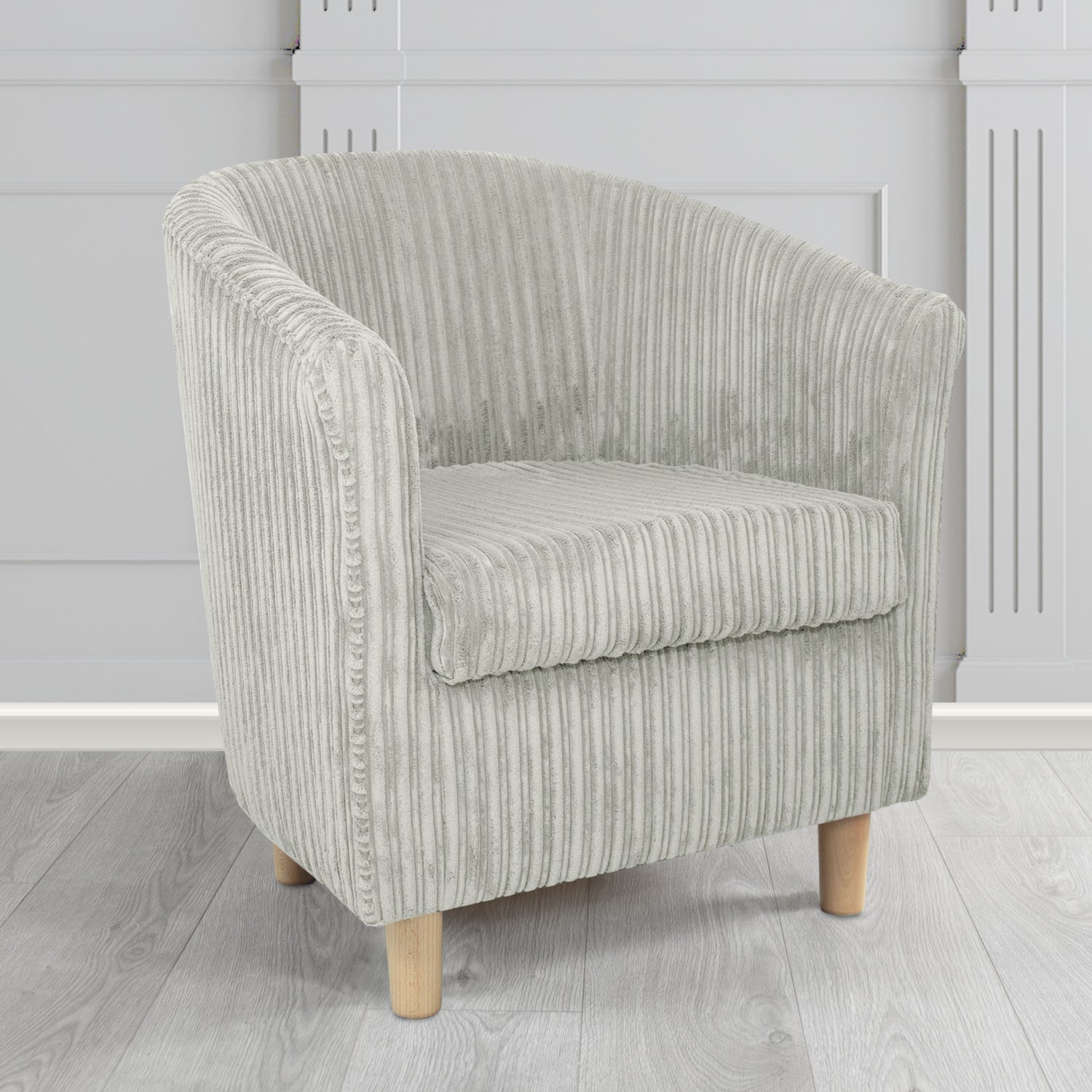 Tuscany Tub Chair in Conway Plain Textured Fabric
