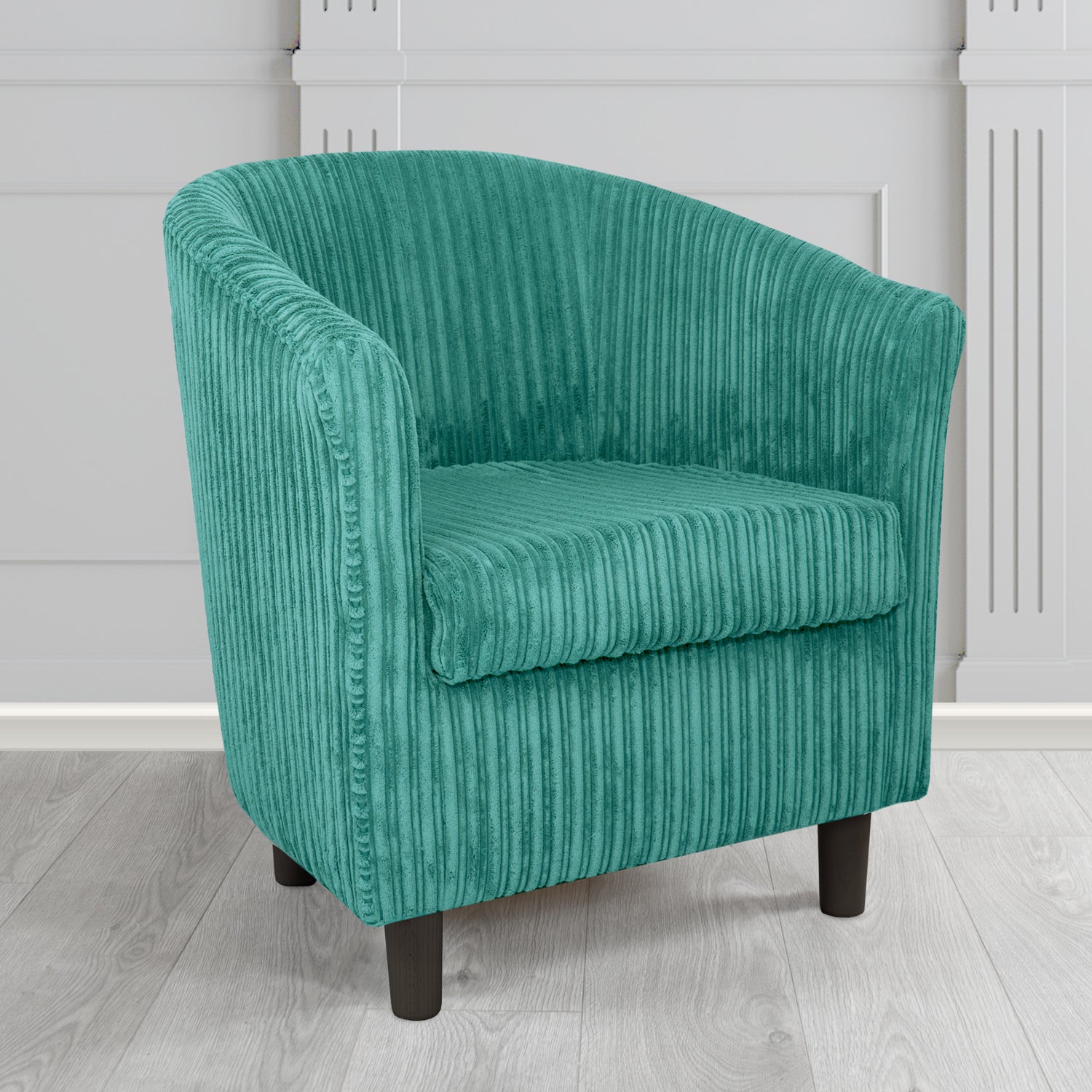 Tuscany Tub Chair in Conway Plain Textured Fabric