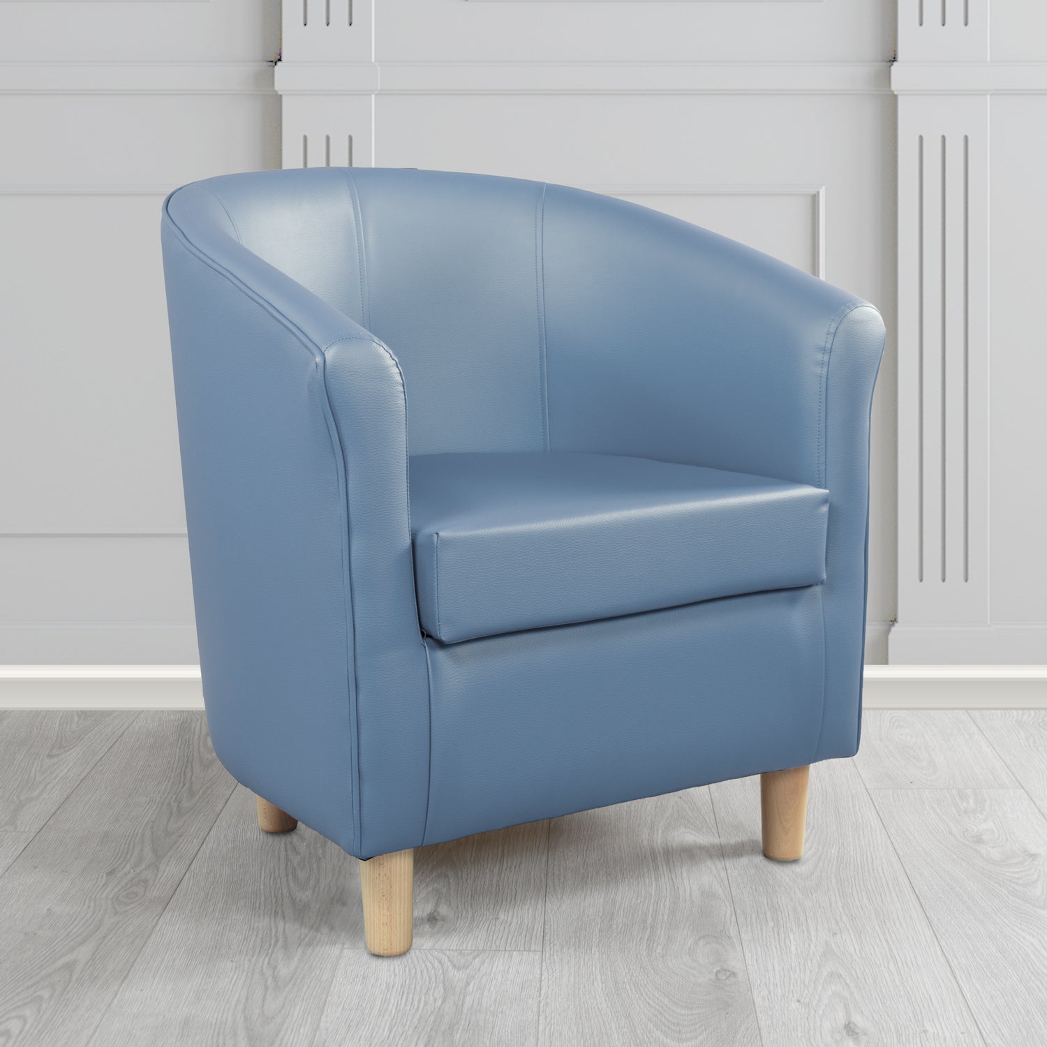 Tuscany Just Colour Dolphin Antimicrobial Crib 5 Contract Faux Leather Tub Chair - The Tub Chair Shop