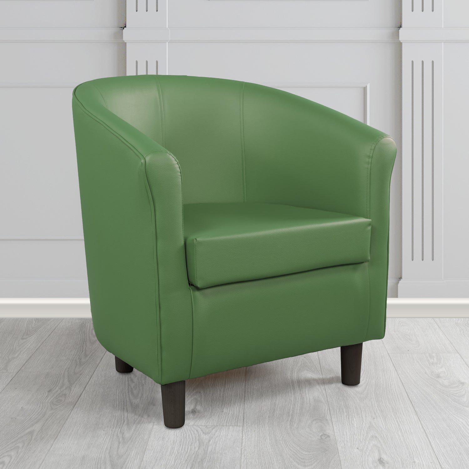 Tuscany Just Colour Moss Antimicrobial Crib 5 Contract Faux Leather Tub Chair